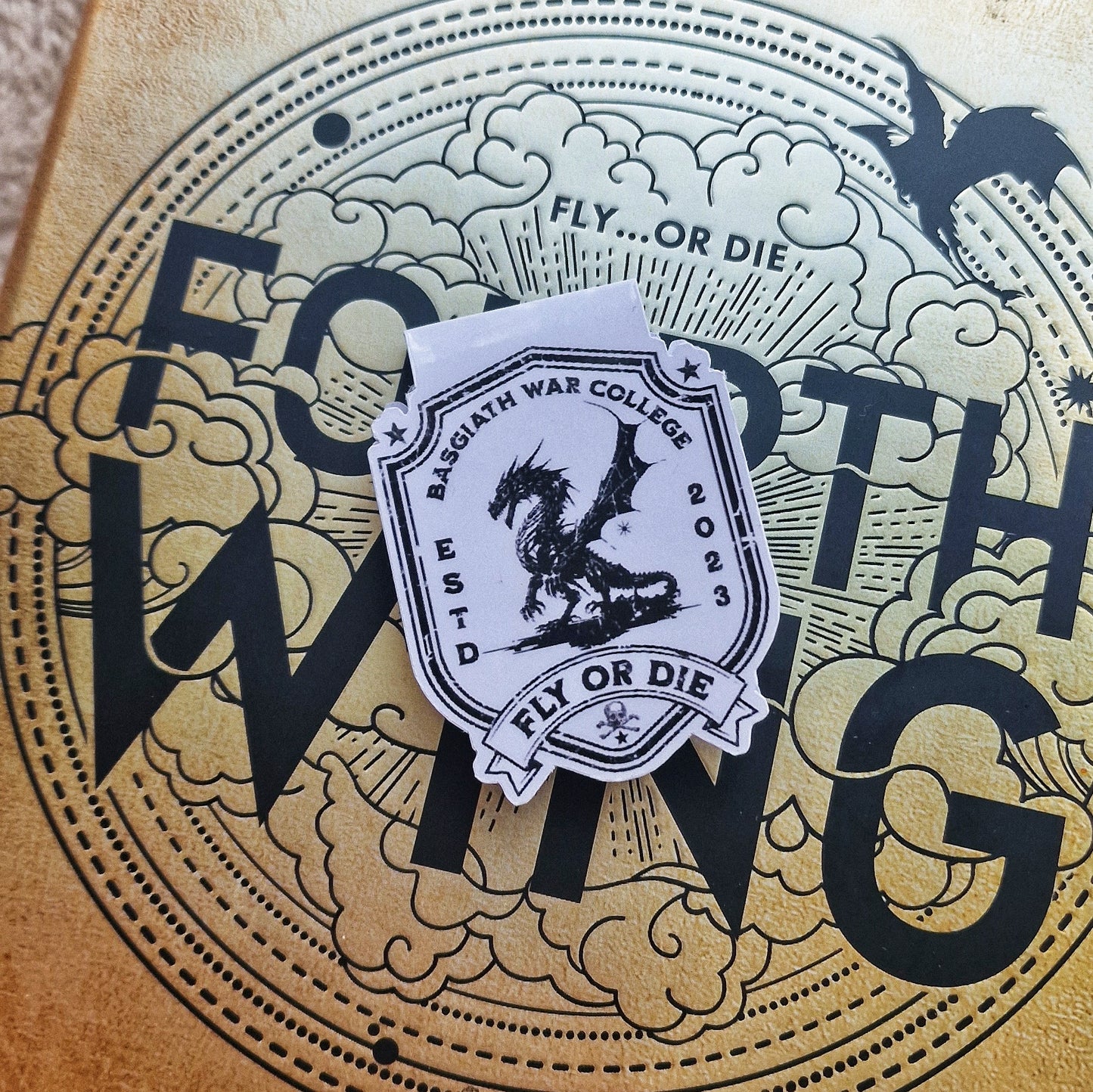 Basgiath War College - Fourth Wing - Magnetic Bookmark - Officially Licensed Rebecca Yarros