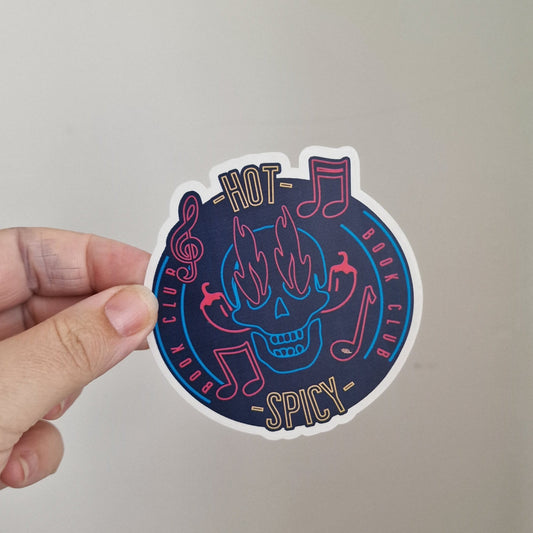 Hot and Spicy Book Club Sticker