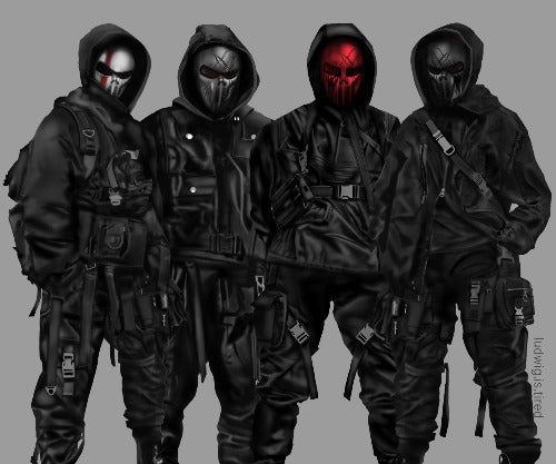 Michael, Kai, Will and Damon - Devils Night art print