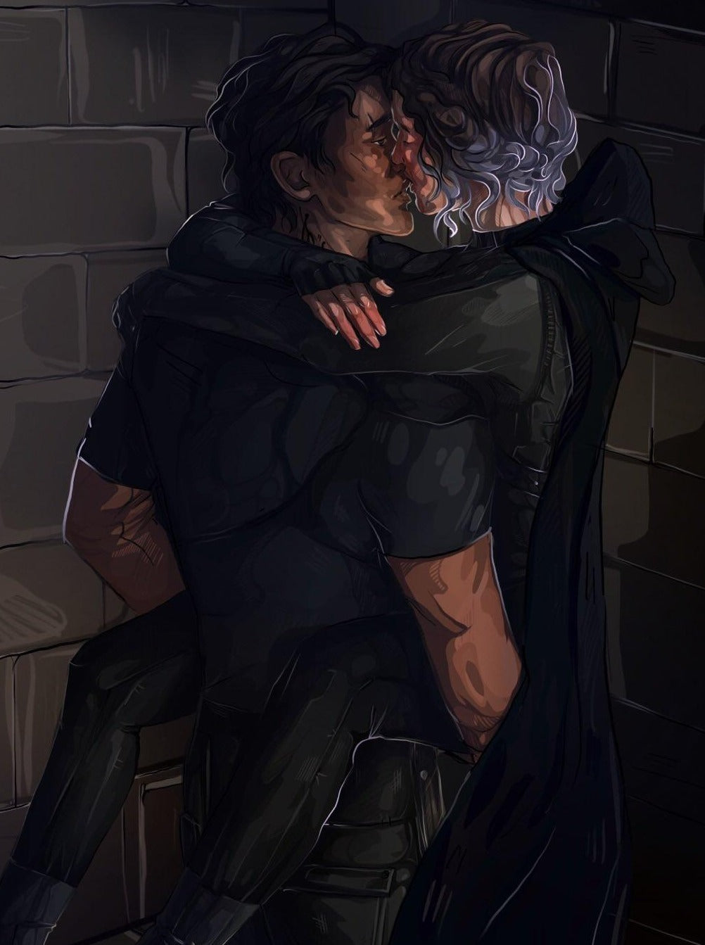 Xaden and Violet fourth wing kissing