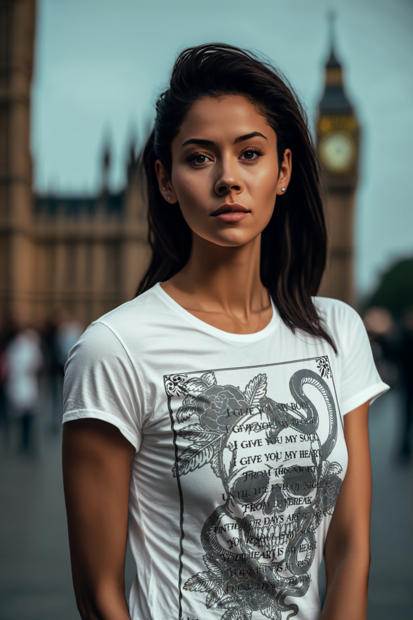 I give you my body -Carissa Broadbent - Officially Licensed - T-shirt/tee - Serpent and The Wings of Night
