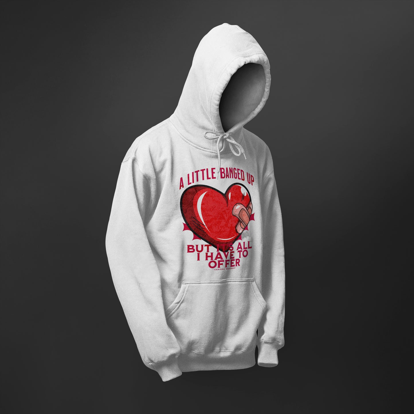 A Little Bit Banged Up - Carissa Broadbent - Officially Licensed - Hoodie - Serpent and The Wings of Night