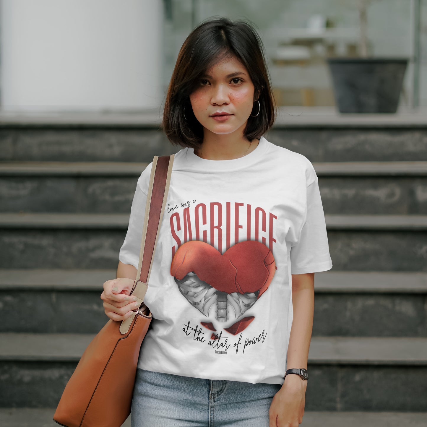 Love Was The Sacrifice -Carissa Broadbent - Officially Licensed - T-shirt/tee - Serpent and The Wings of Night
