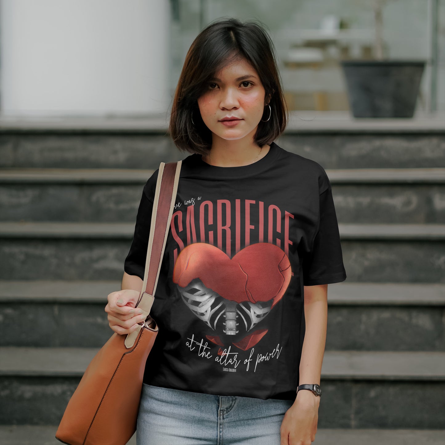 Love Was The Sacrifice -Carissa Broadbent - Officially Licensed - T-shirt/tee - Serpent and The Wings of Night