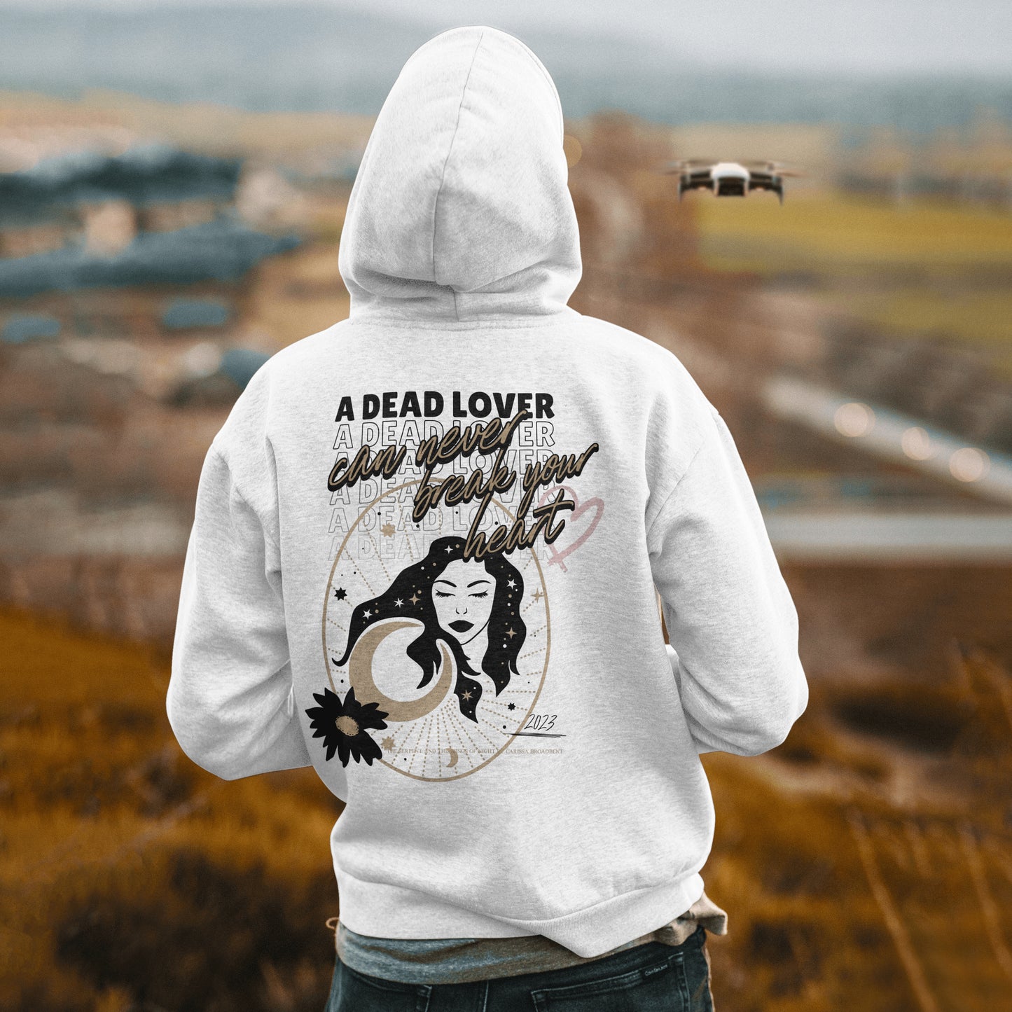 A Dead Lover - Carissa Broadbent - Officially Licensed - Hoodie - Serpent and The Wings of Night