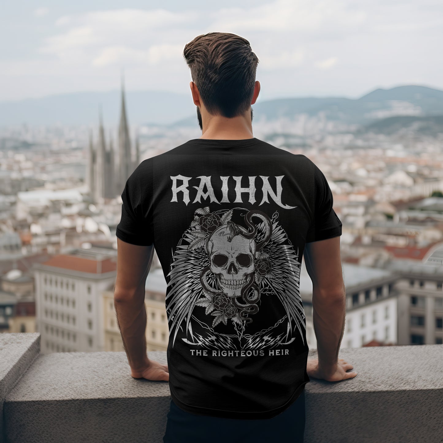 Raihn - Carissa Broadbent - Officially Licensed - T-shirt/tee - Serpent and The Wings of Night