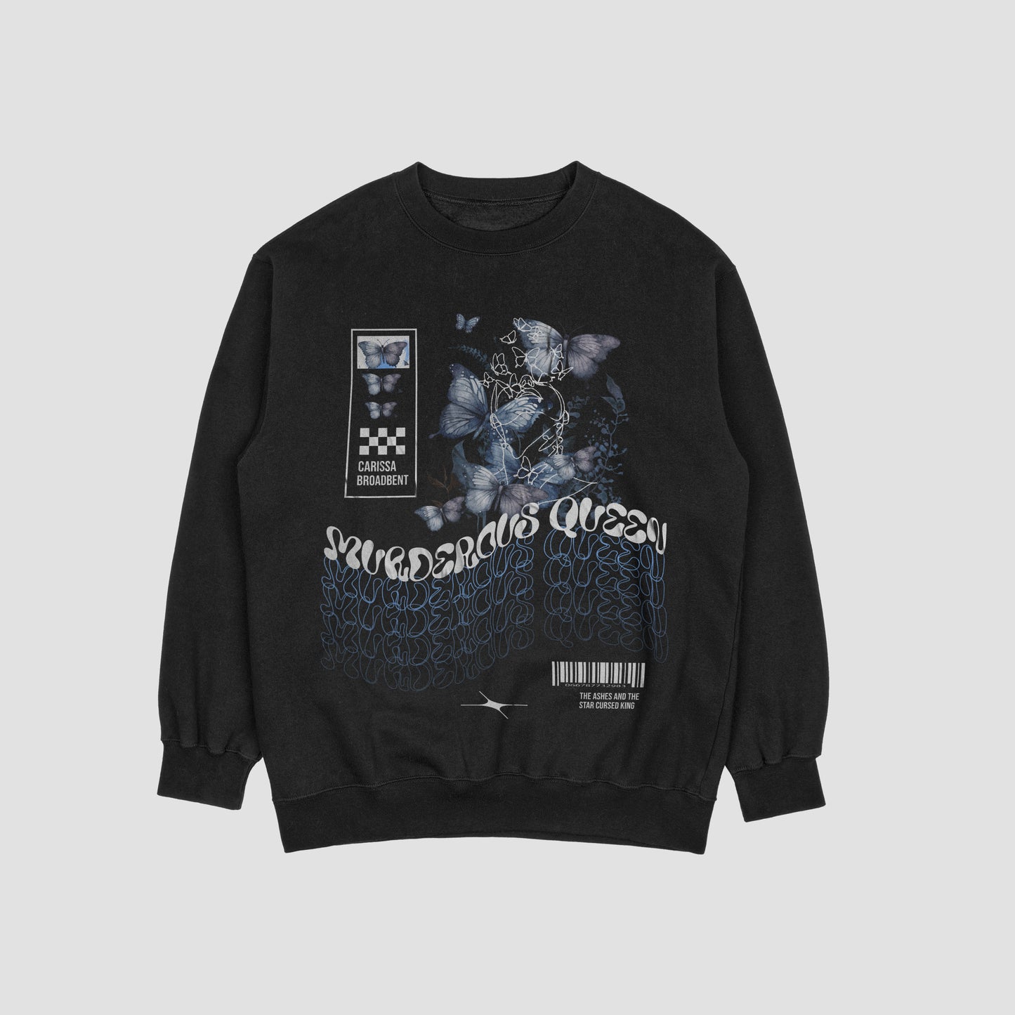 Murderous Queen - Carissa Broadbent - Officially Licensed - Sweatshirt - Serpent and The Wings of Night