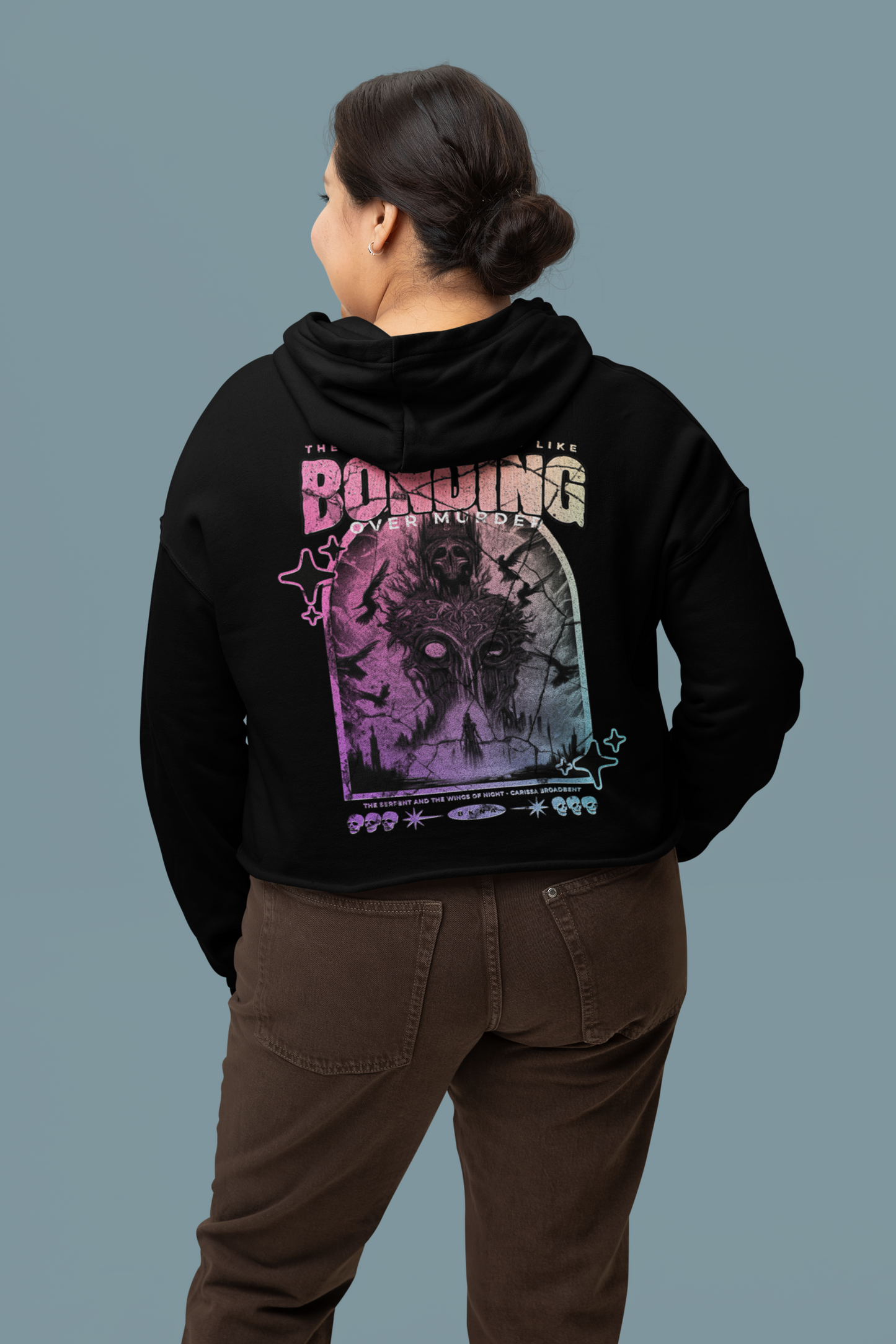 Bonding Over Murder - Carissa Broadbent - Officially Licensed - Hoodie - Serpent and The Wings of Night