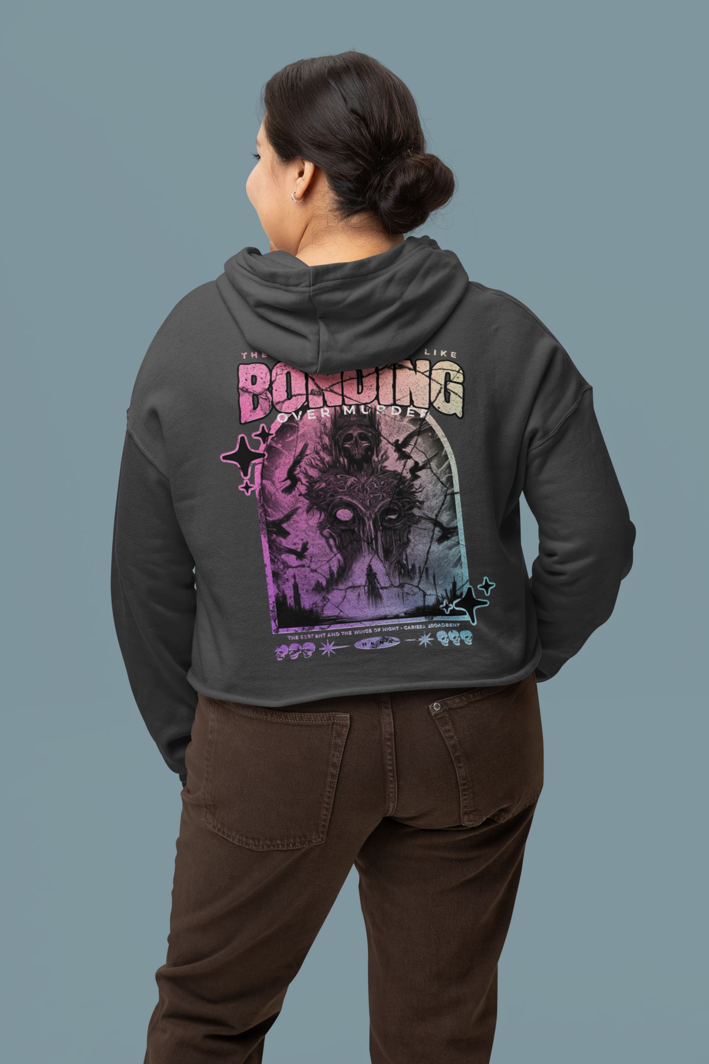 Bonding Over Murder - Carissa Broadbent - Officially Licensed - Hoodie - Serpent and The Wings of Night
