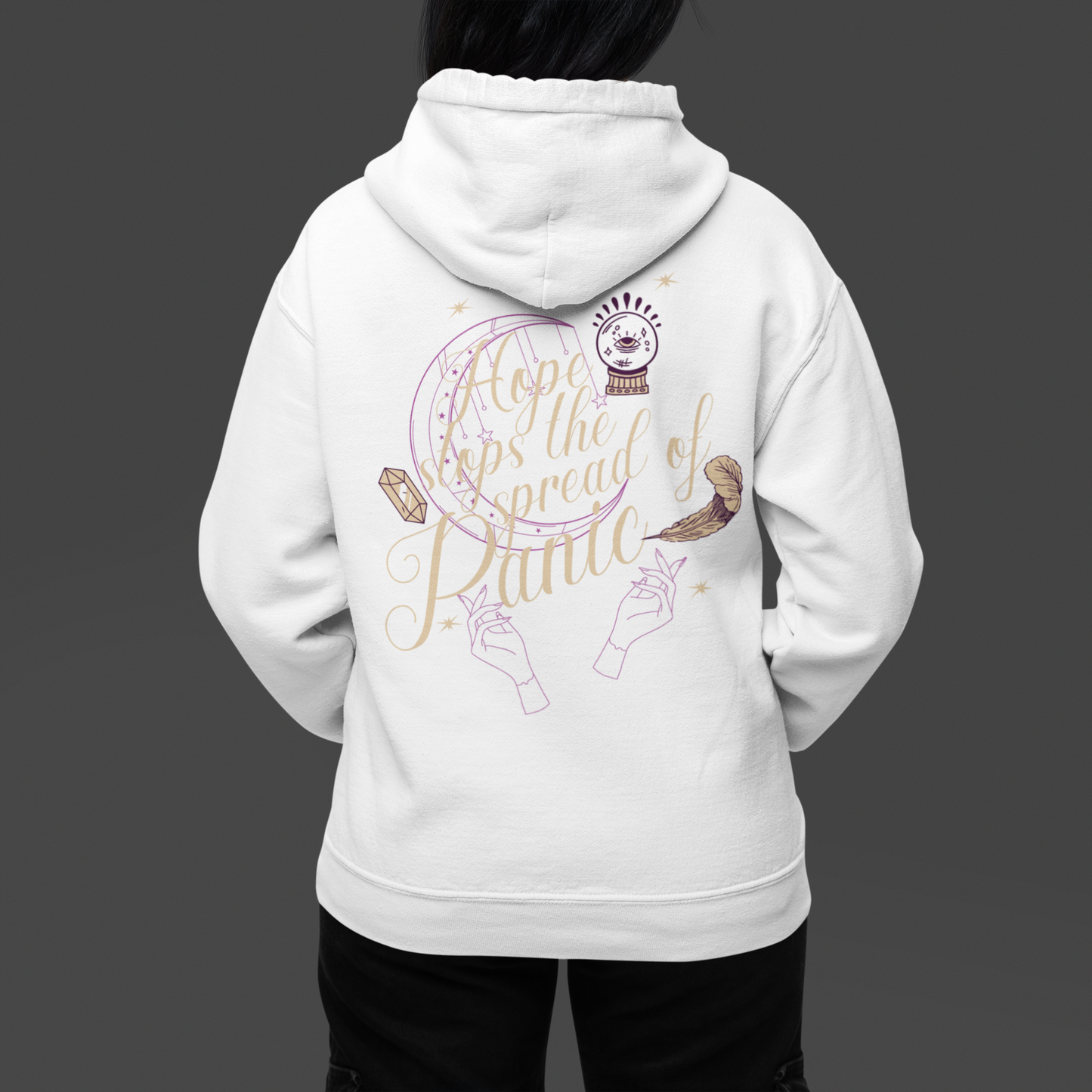 Hope Stops the Spead of Panic - Chloe C. Penaranda - Officially Licensed - Hoodie - An Heir Comes to Rise - AHCTR