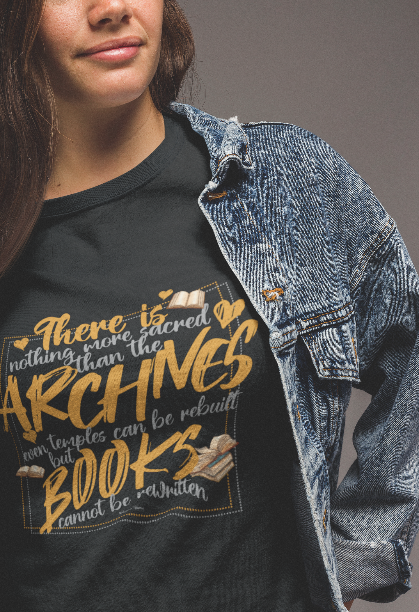 There is nothing more sacred than the archives - Tshirt - Officially Licensed Fourth Wing by Rebecca Yarros Merchandise
