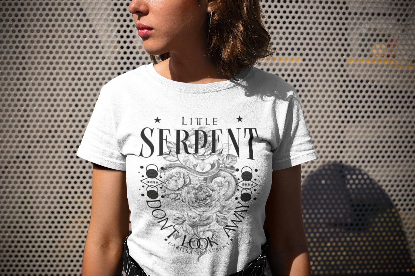 Don't Look Away -Carissa Broadbent - Officially Licensed - T-shirt/tee - Serpent and The Wings of Night