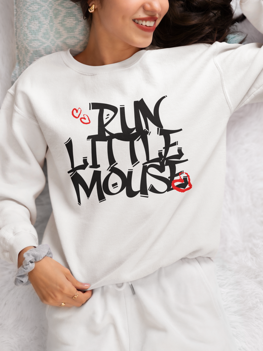 Run Little Mouse - H.D. Carlton - Cat and Mouse Duet - Sweatshirt