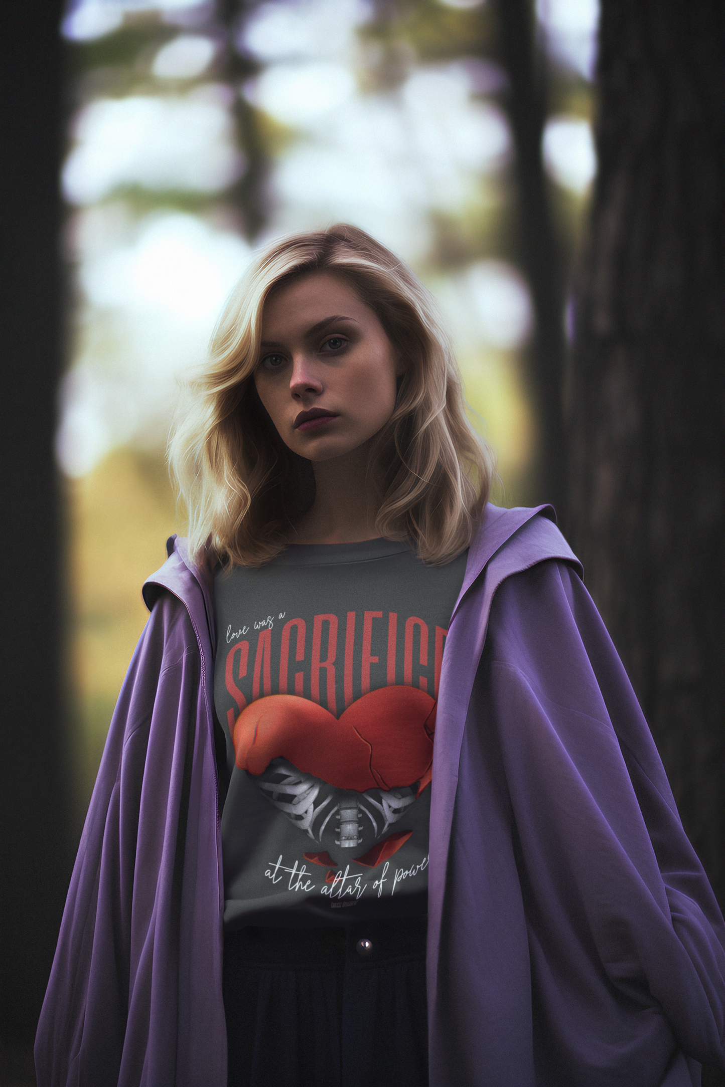 Love Was The sacrifice- Carissa Broadbent - Officially Licensed - Sweatshirt - Serpent and The Wings of Night