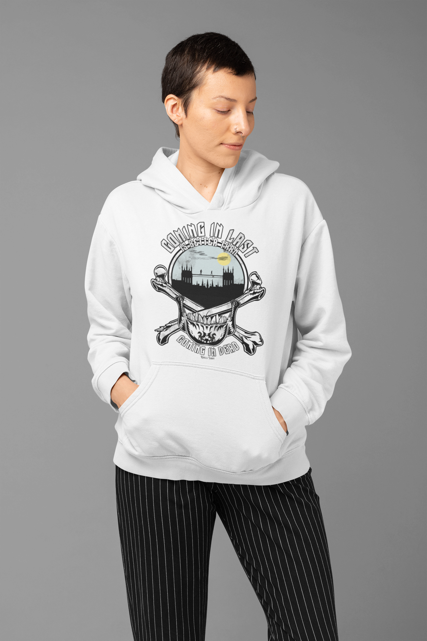 Coming in last Hoodie/Zip Hoodie - Officially Licensed Fourth Wing by Rebecca Yarros Merchandise