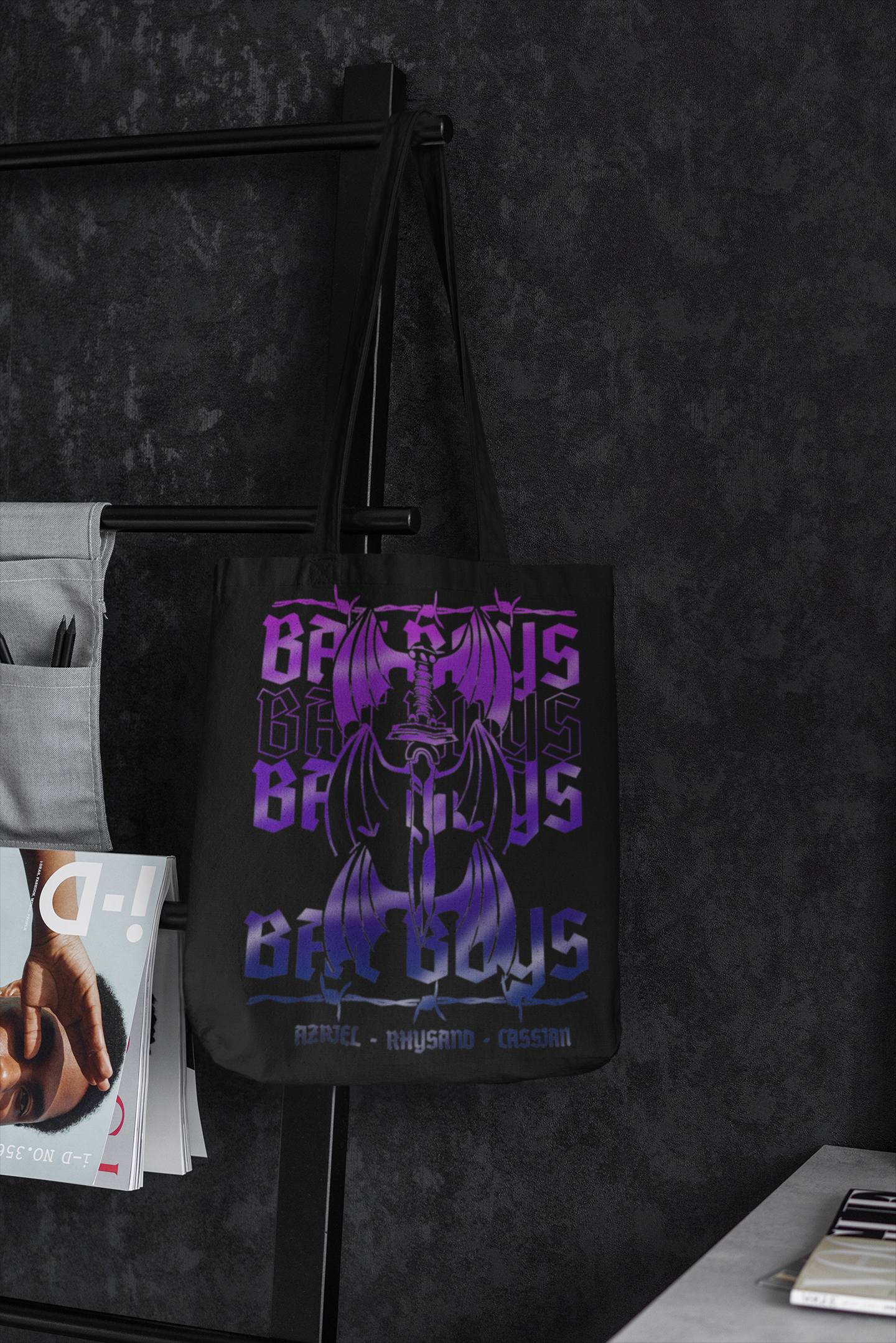 Bat Boys Tote - A Court of Thorns and Roses - ACOMAF - Sarah J. Maas - Officially Licensed