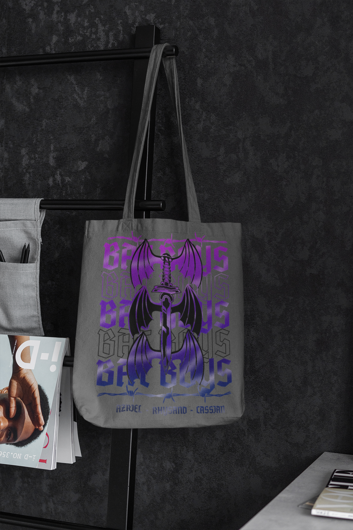 Bat Boys Tote - A Court of Thorns and Roses - ACOMAF - Sarah J. Maas - Officially Licensed