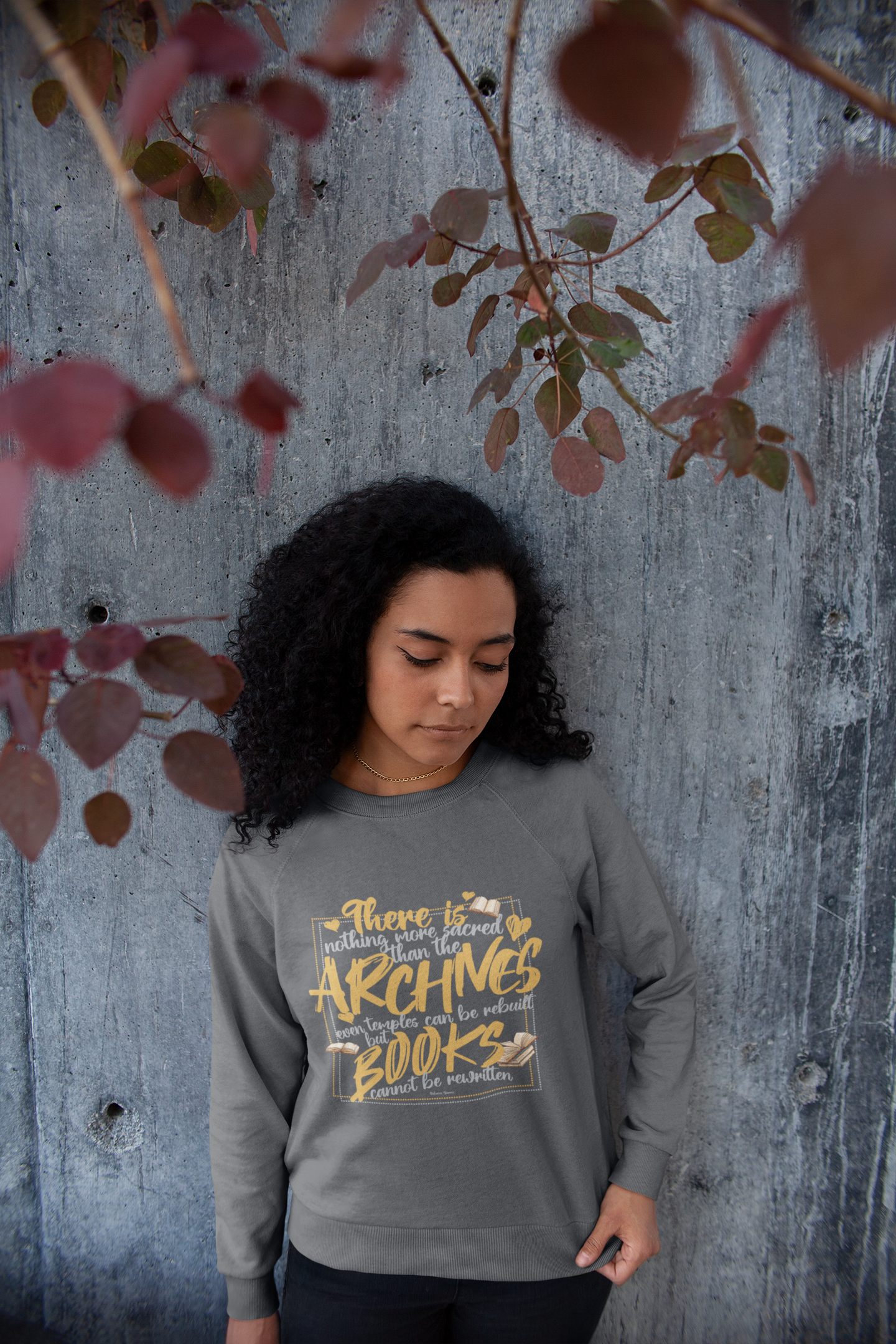 Nothing more sacred then the archives Sweatshirt - Officially Licensed Fourth Wing by Rebecca Yarros Merchandise