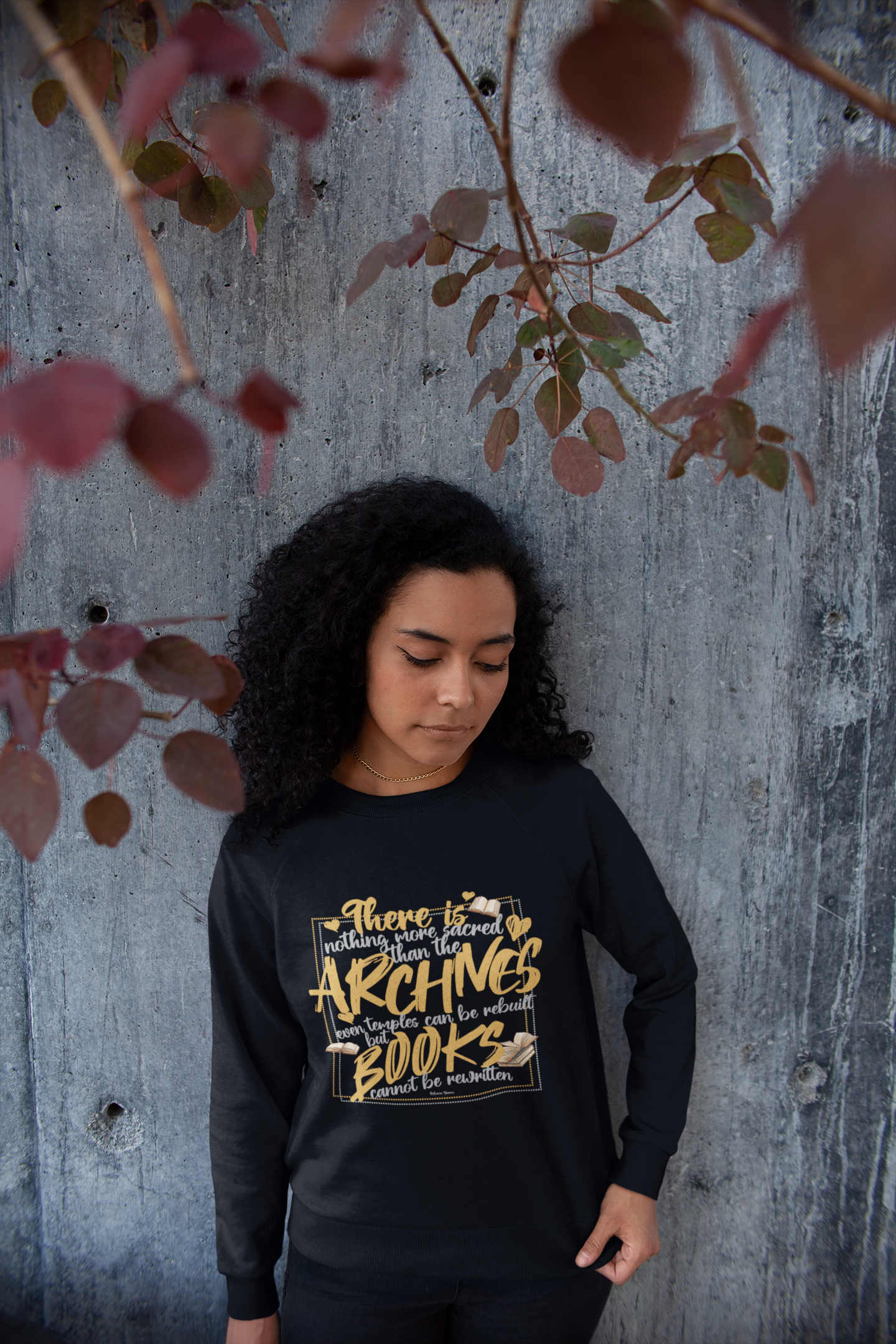 Nothing more sacred then the archives Sweatshirt - Officially Licensed Fourth Wing by Rebecca Yarros Merchandise