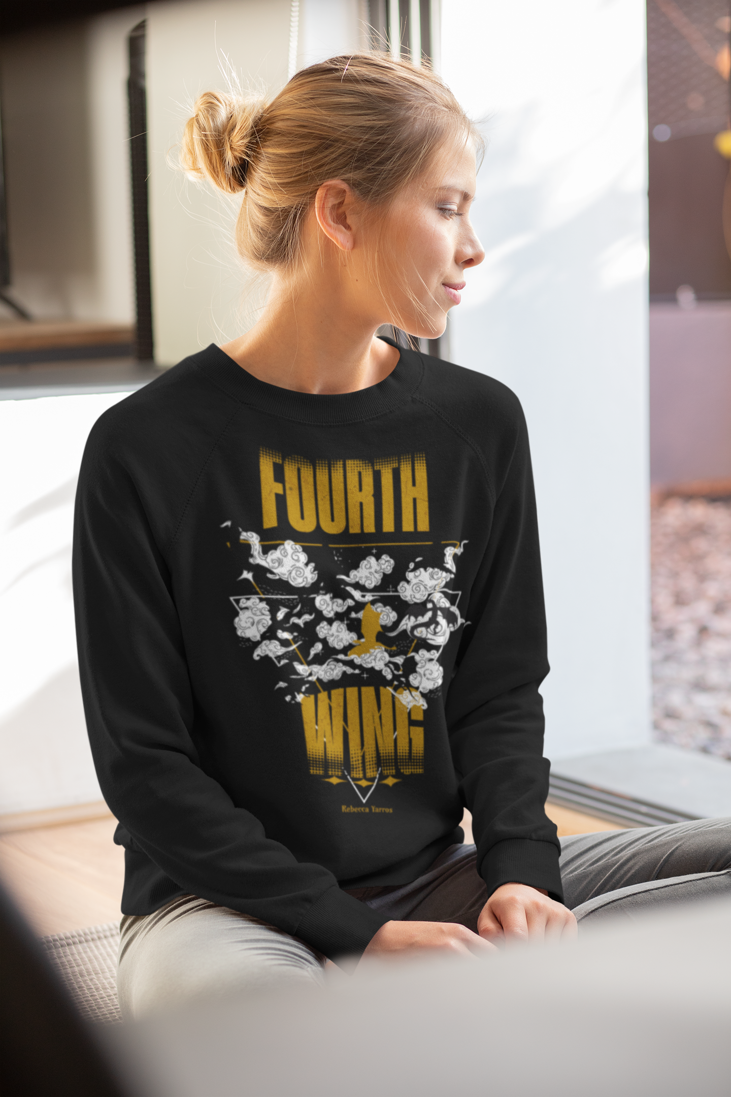 Fourth Wing Sweatshirt - Officially Licensed Fourth Wing by Rebecca Yarros Merchandise