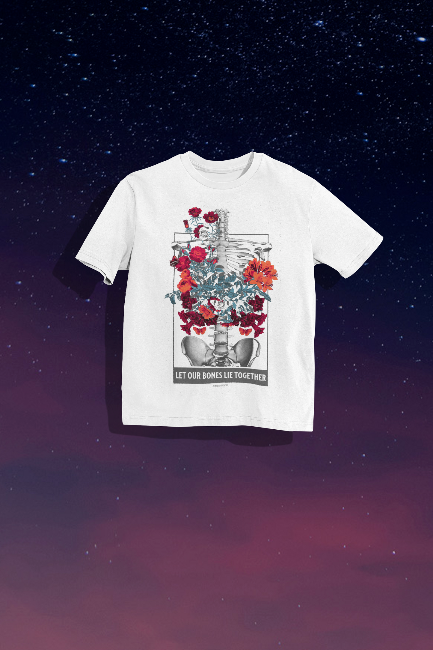 Let Our Bones Lie Together -Carissa Broadbent - Officially Licensed - T-shirt/tee - Serpent and The Wings of Night
