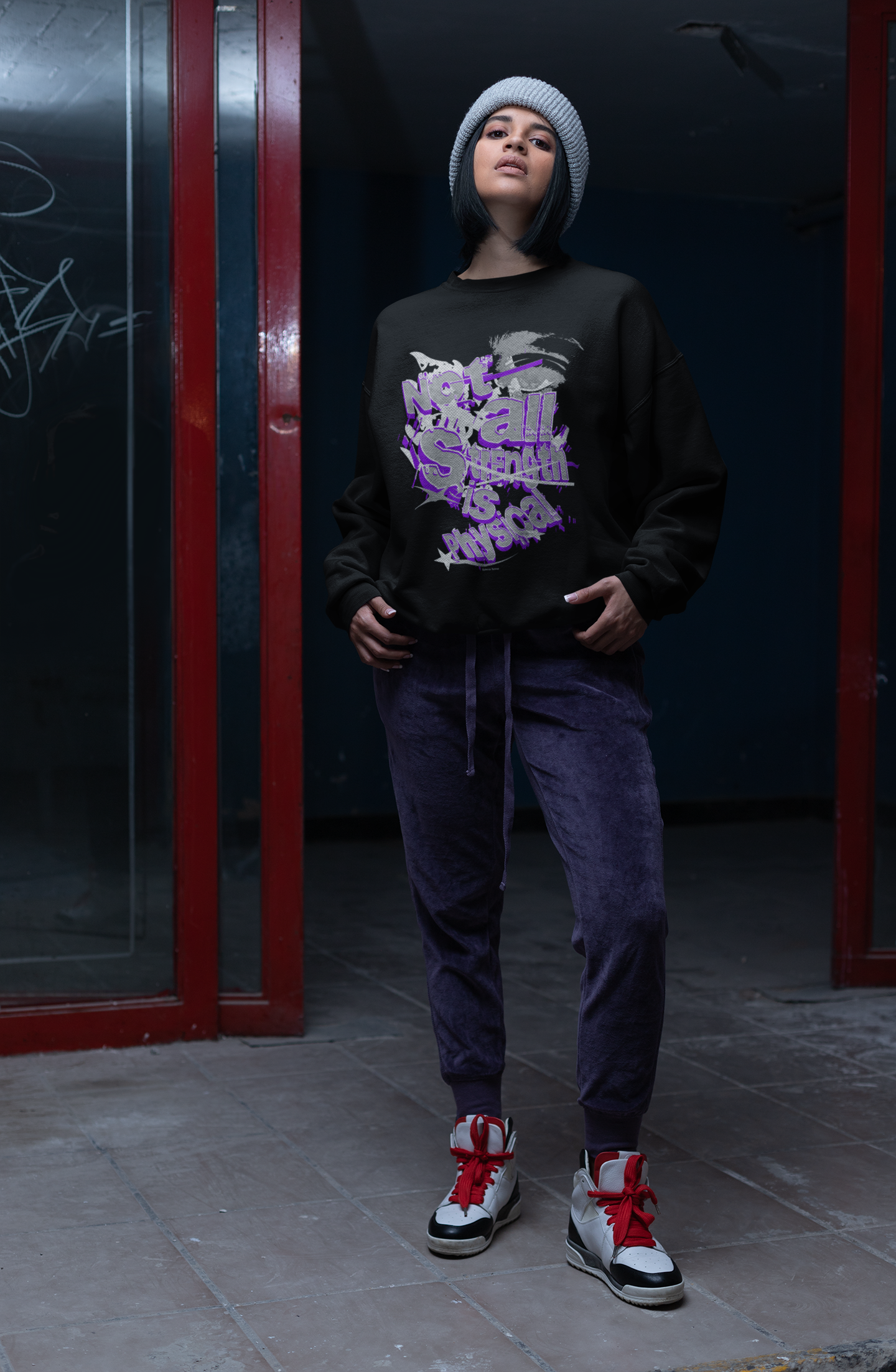 Not all strength is physical Sweatshirt - Officially Licensed Fourth Wing by Rebecca Yarros Merchandise