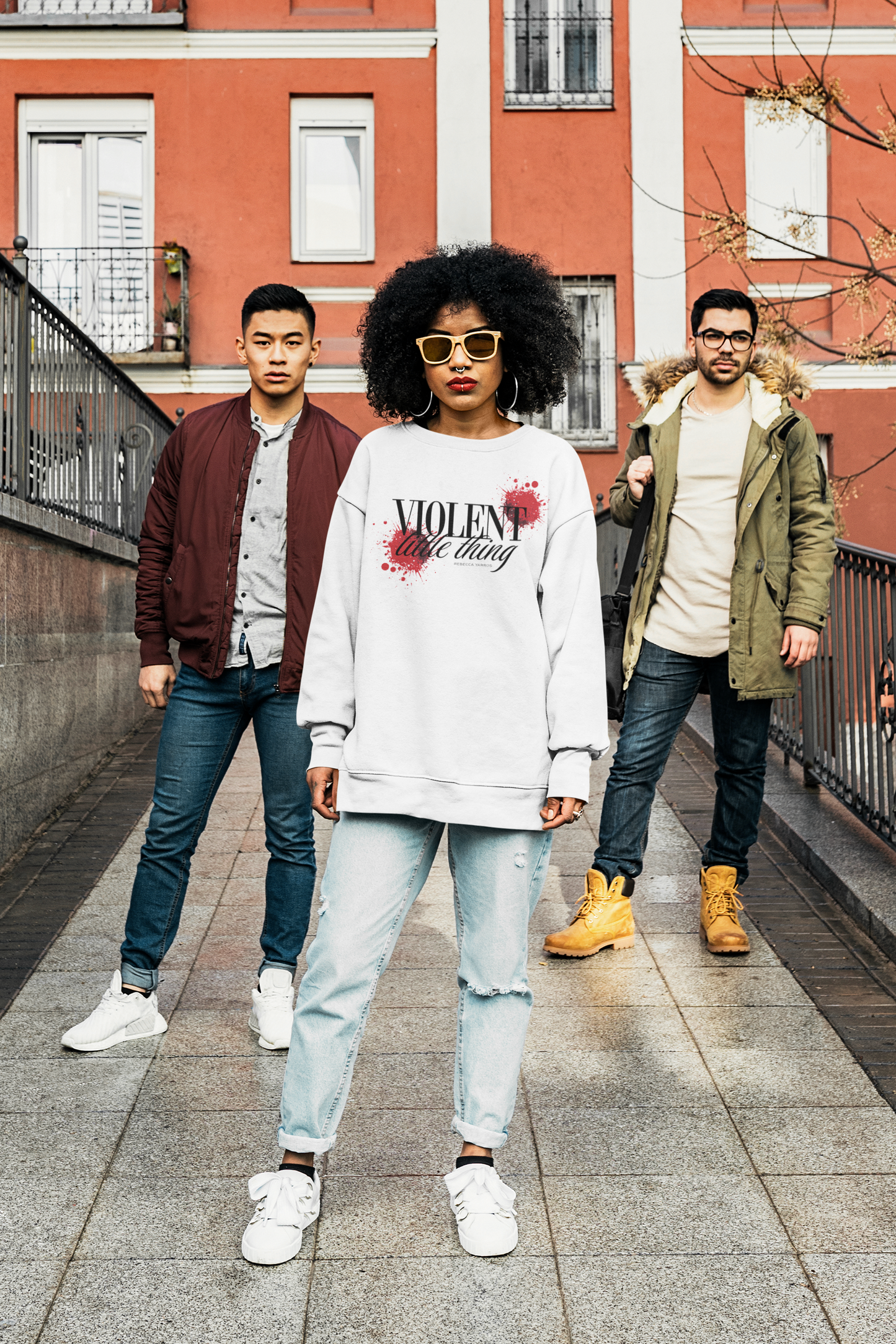 Violent Little Thing Sweatshirt - Officially Licensed Fourth Wing by Rebecca Yarros Merchandise