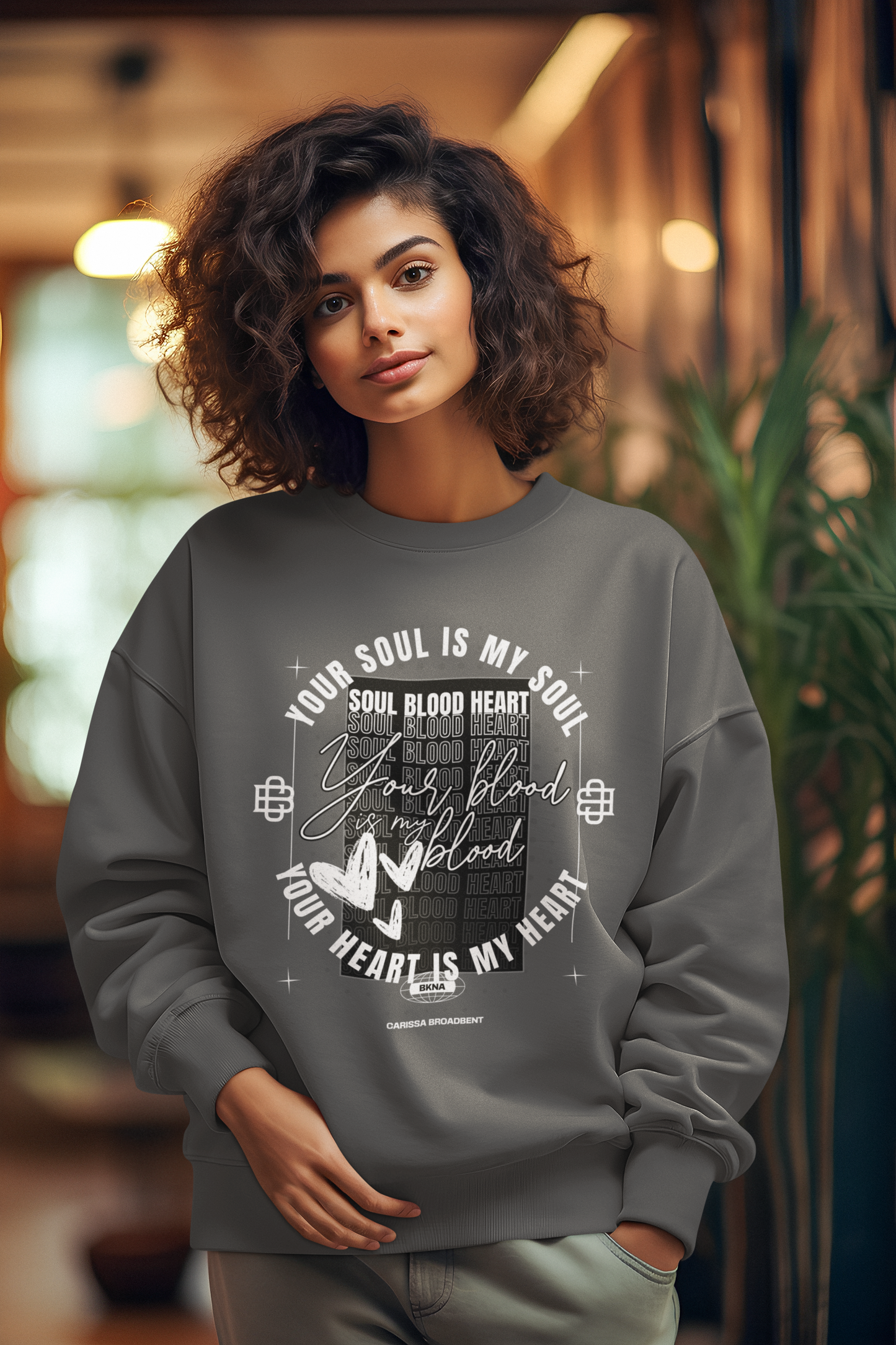 Your Soul is My Soul - Carissa Broadbent - Officially Licensed - Sweatshirt - Serpent and The Wings of Night