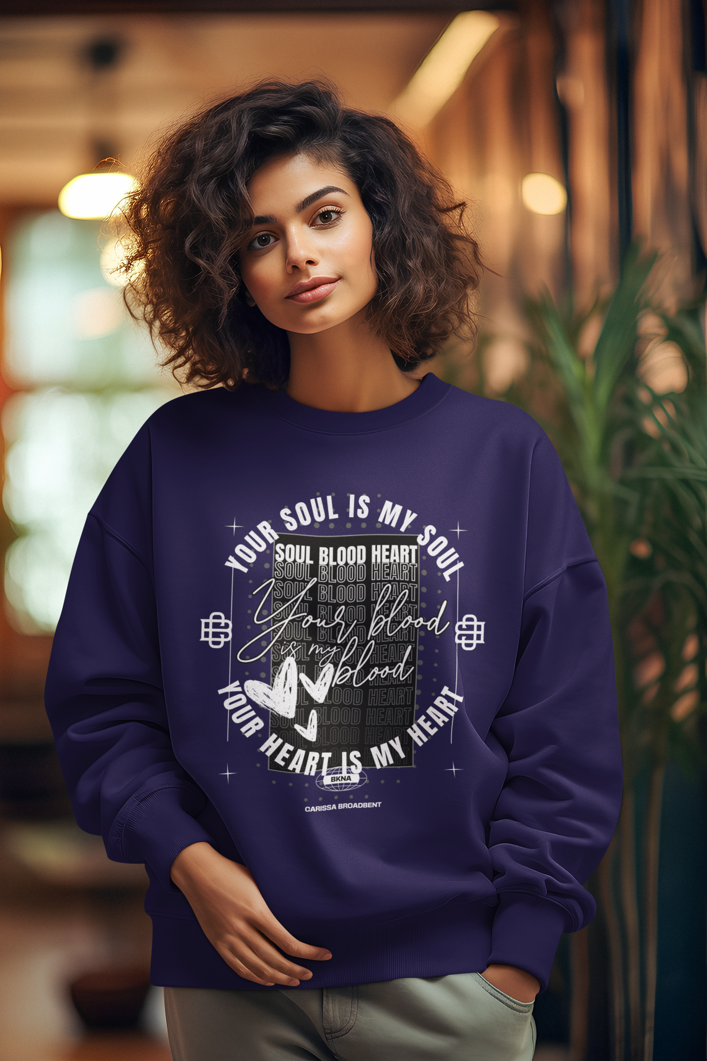 Your Soul is My Soul - Carissa Broadbent - Officially Licensed - Sweatshirt - Serpent and The Wings of Night