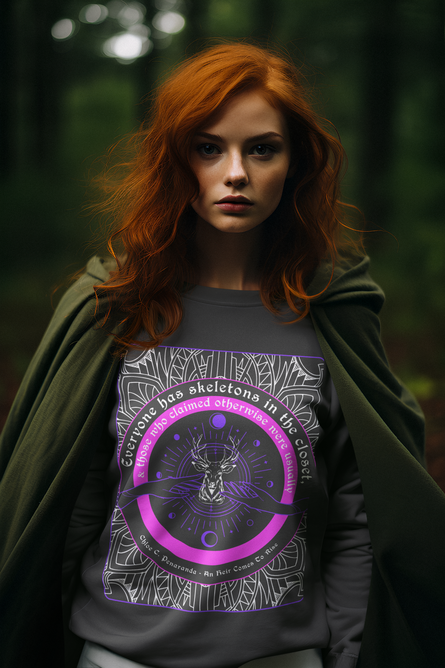 Everyone has Skeletons in the Closet - Chloe C. Penaranda - Officially Licensed -Sweatshirt - An Heir Comes to Rise - AHCTR