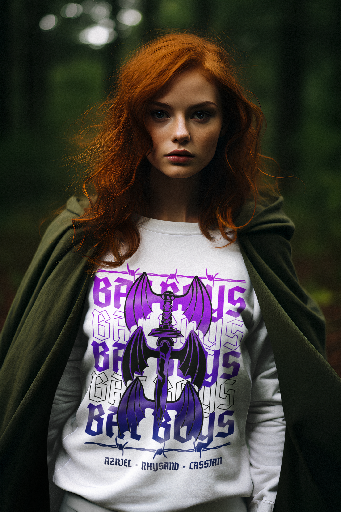 Bat Boys - ACOTAR Merchandise - A Court of Thorns and Roses Licensed Sweat Shirt - Cassian, Rhysand, Azriel