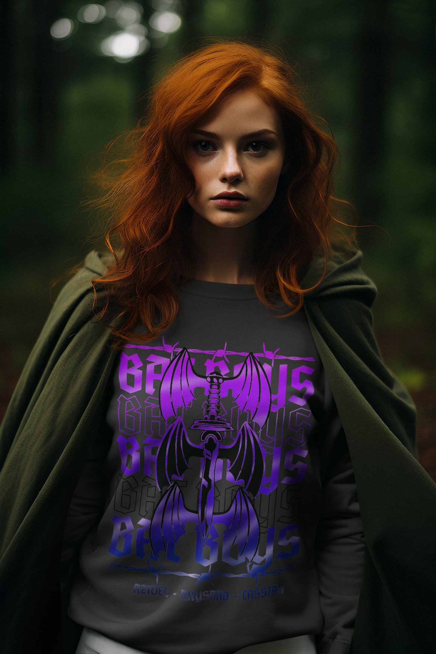 Bat Boys - ACOTAR Merchandise - A Court of Thorns and Roses Licensed Sweat Shirt - Cassian, Rhysand, Azriel