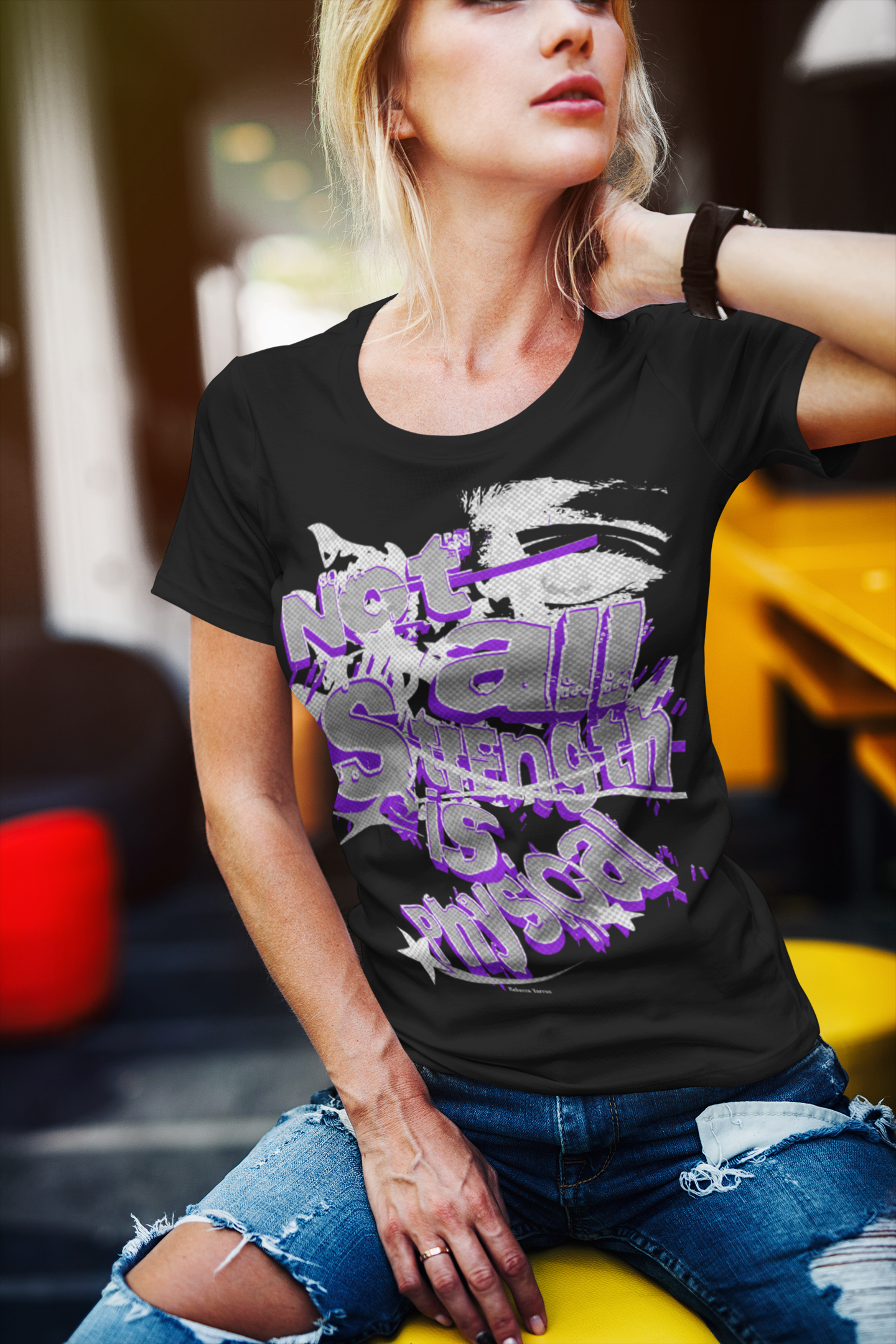 Not all strengths are visible Tee - Officially Licensed Fourth Wing by Rebecca Yarros Merchandise