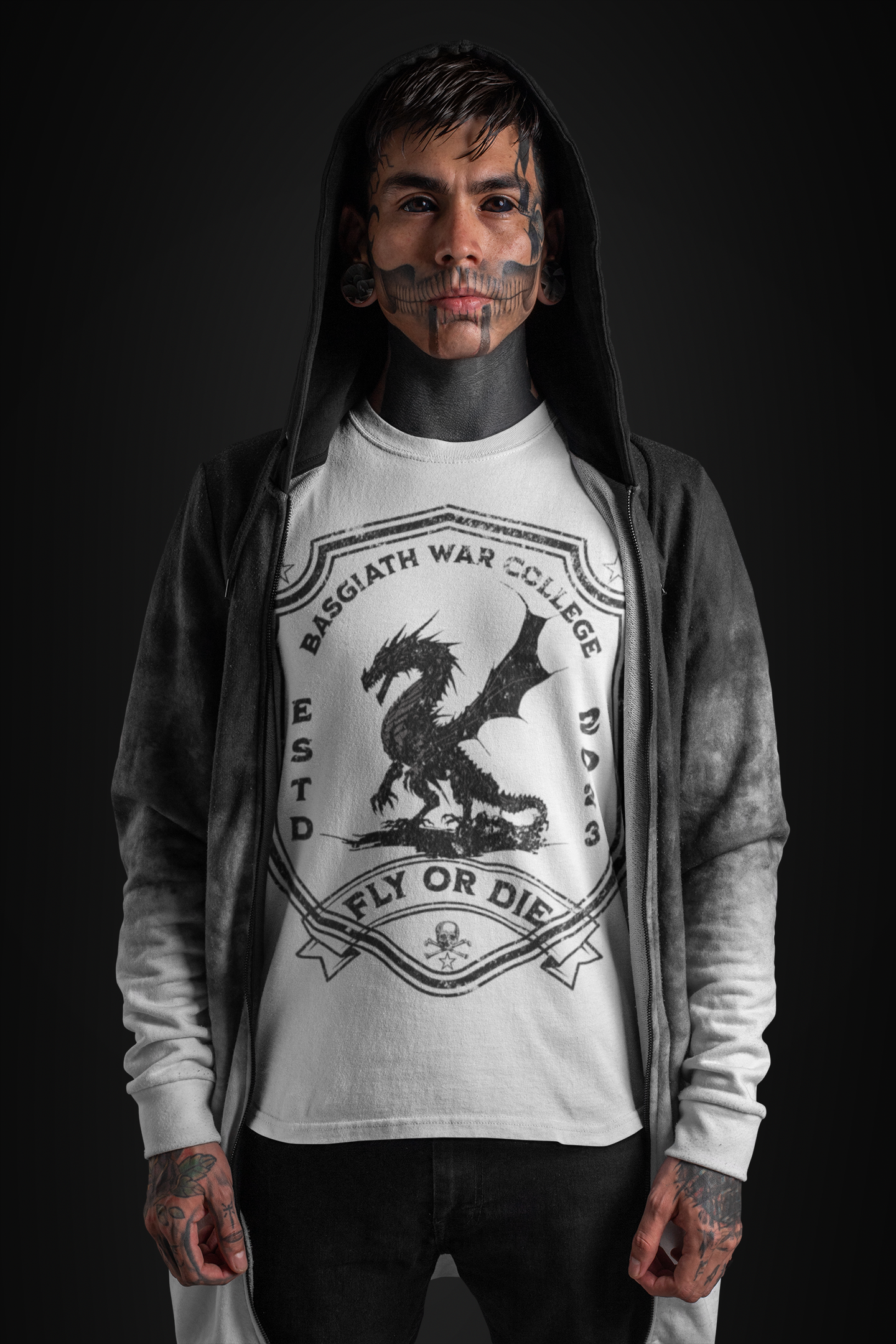 Basgiath War College Tee- Officially Licensed Fourth Wing by Rebecca Yarros Merchandise