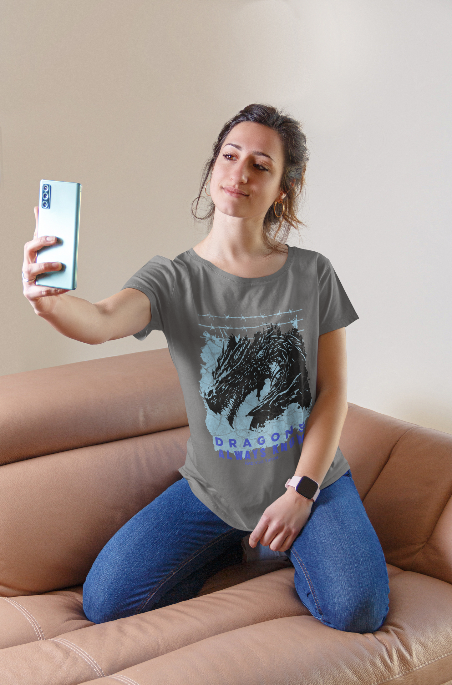 Dragons always know Tee- Officially Licensed Fourth Wing by Rebecca Yarros Merchandise