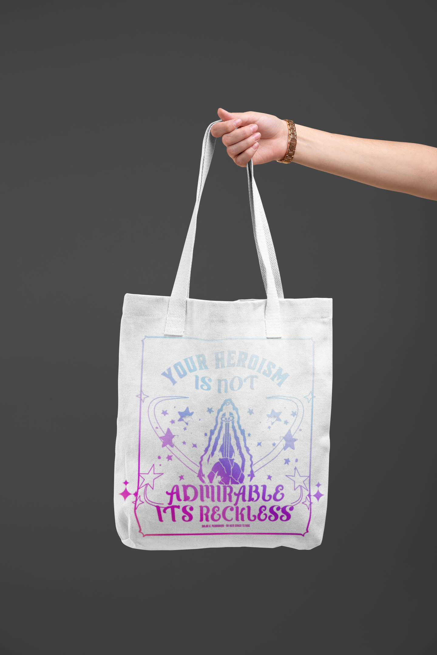 Your Heroism is Not Admirable - Chloe C. Penaranda - Officially Licensed - Tote - An Heir Comes to Rise - AHCTR