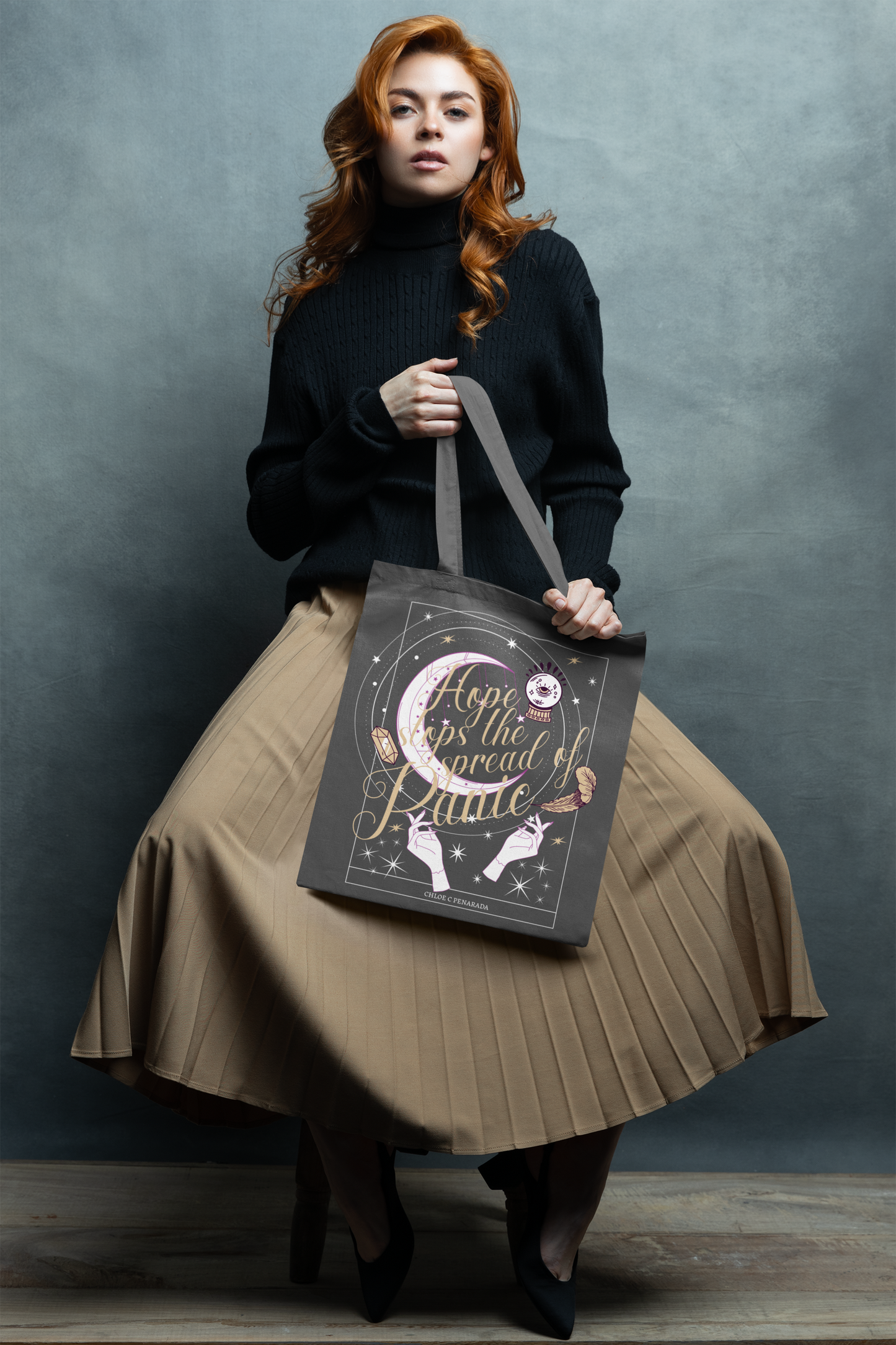 Hope Stops the Spread of Panic - Chloe C. Penaranda - Officially Licensed - Tote - An Heir Comes to Rise - AHCTR