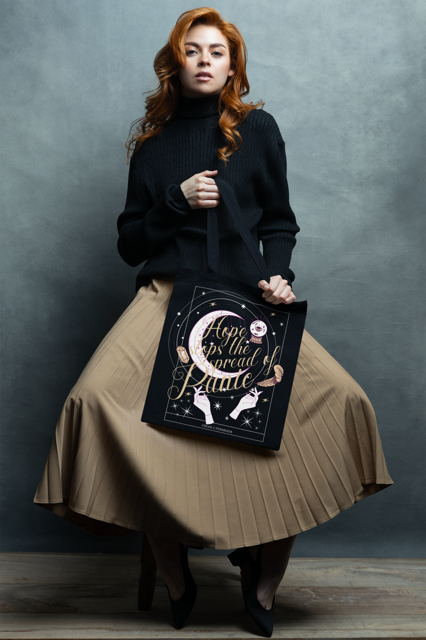 Hope Stops the Spread of Panic - Chloe C. Penaranda - Officially Licensed - Tote - An Heir Comes to Rise - AHCTR