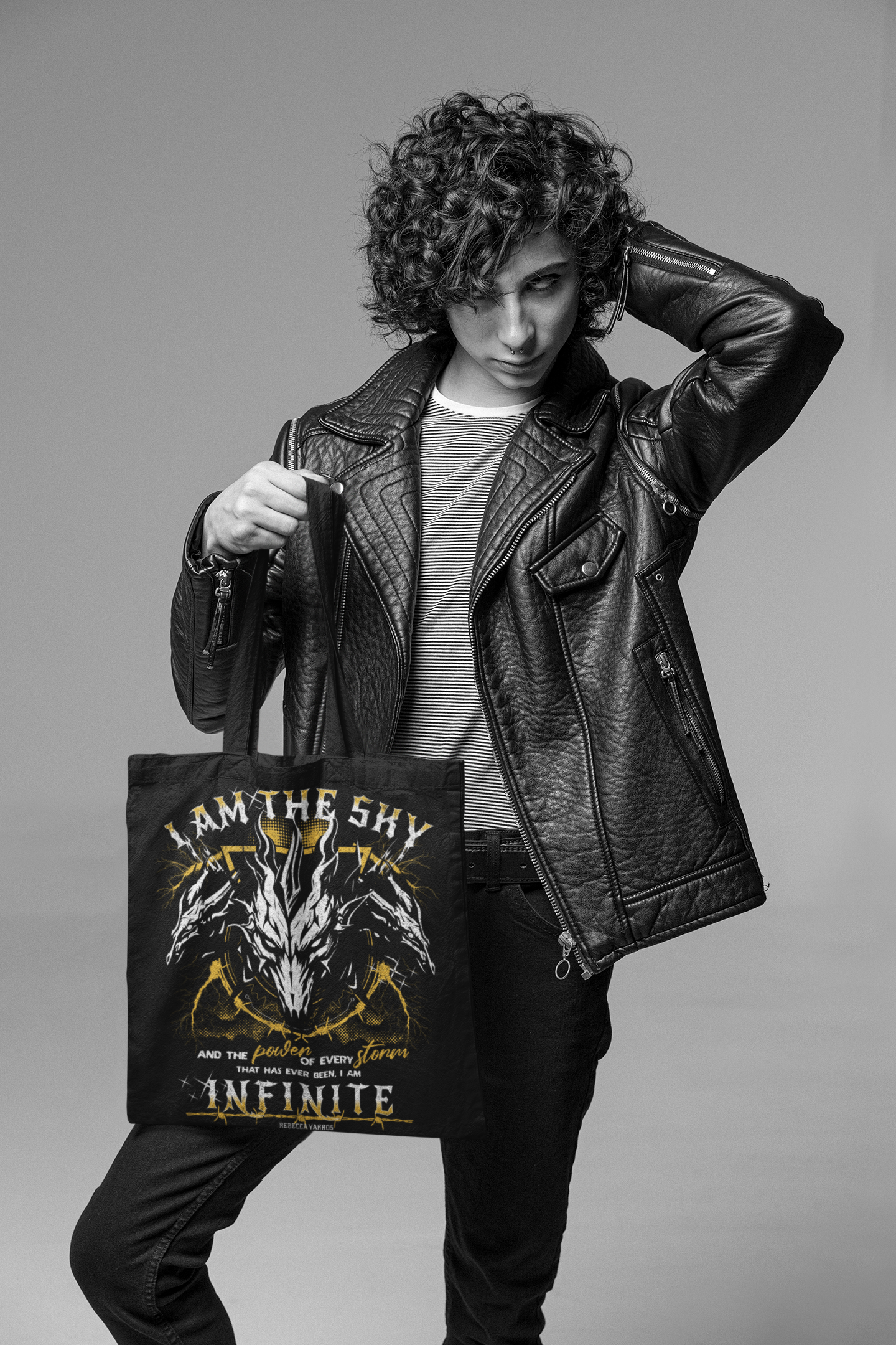 I am the sky Tote - Fourth Wing - Rebecca Yarros - Officially Licensed