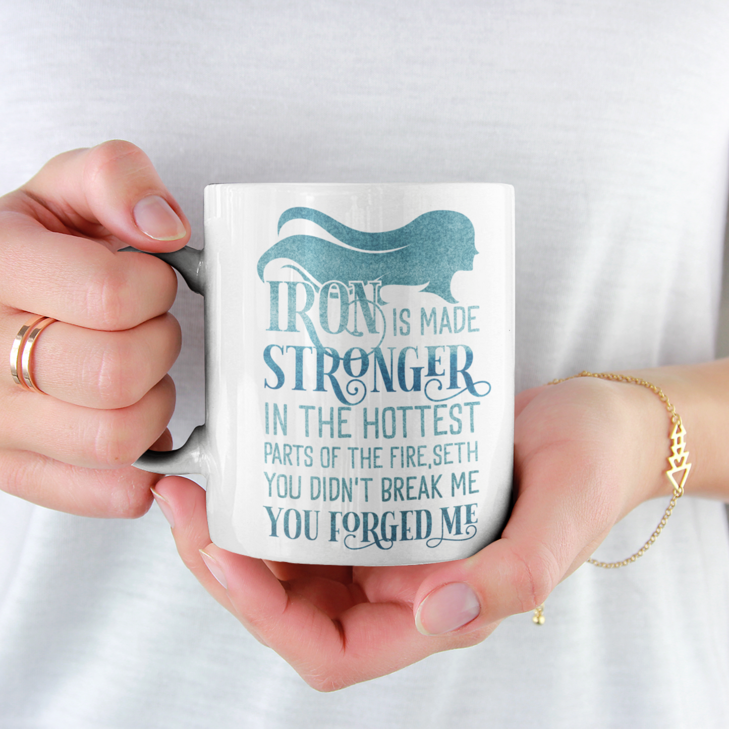 Iron is stronger - Mug - Zodiac Academy - Caroline Peckham & Susanne Valenti - Official Merchandise