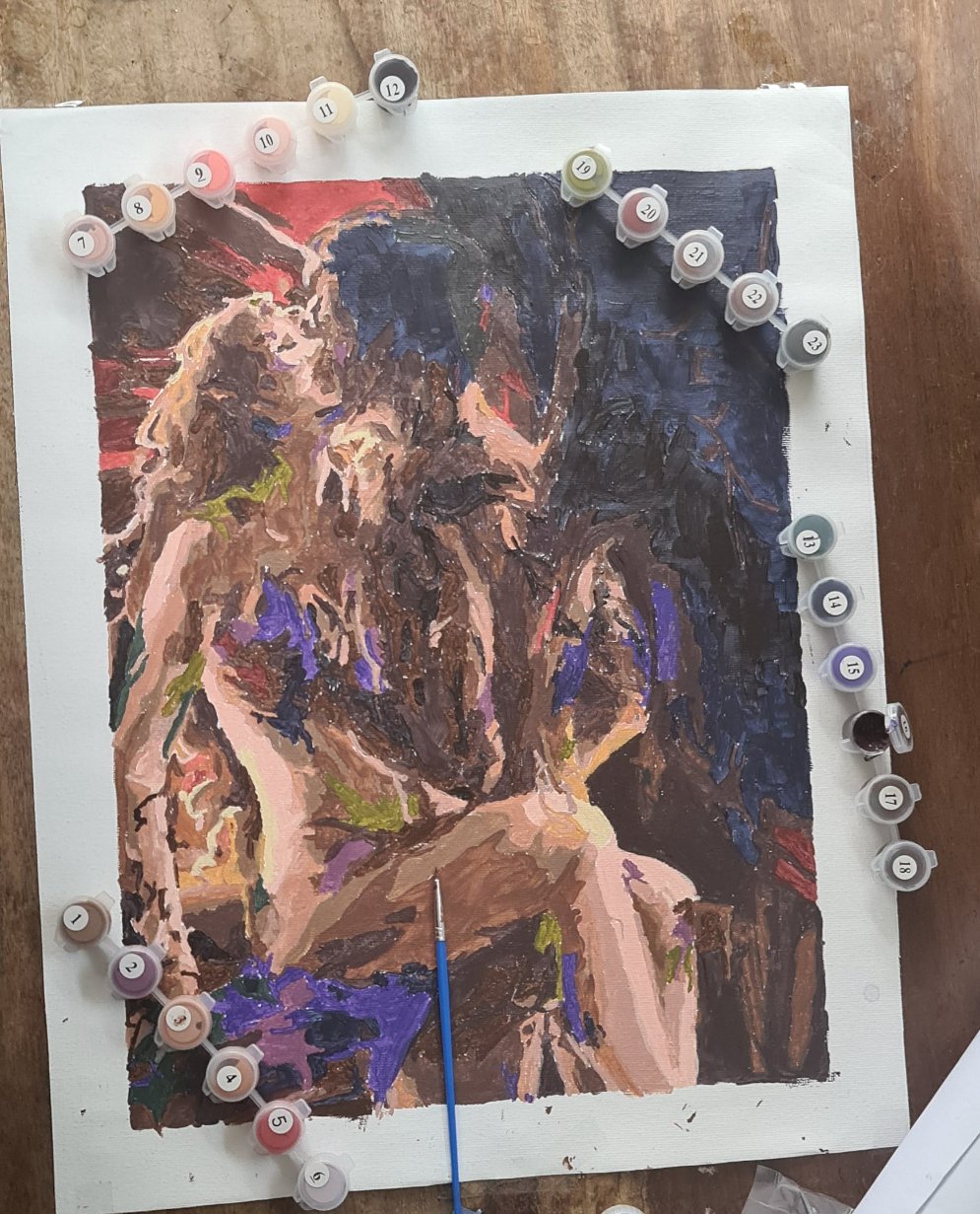 Chapter 55 - Paint By Numbers - Rhysand and Feyre - A Court of Mist and Fury - Limited Edition - Officially Licensed Sarah J Maas