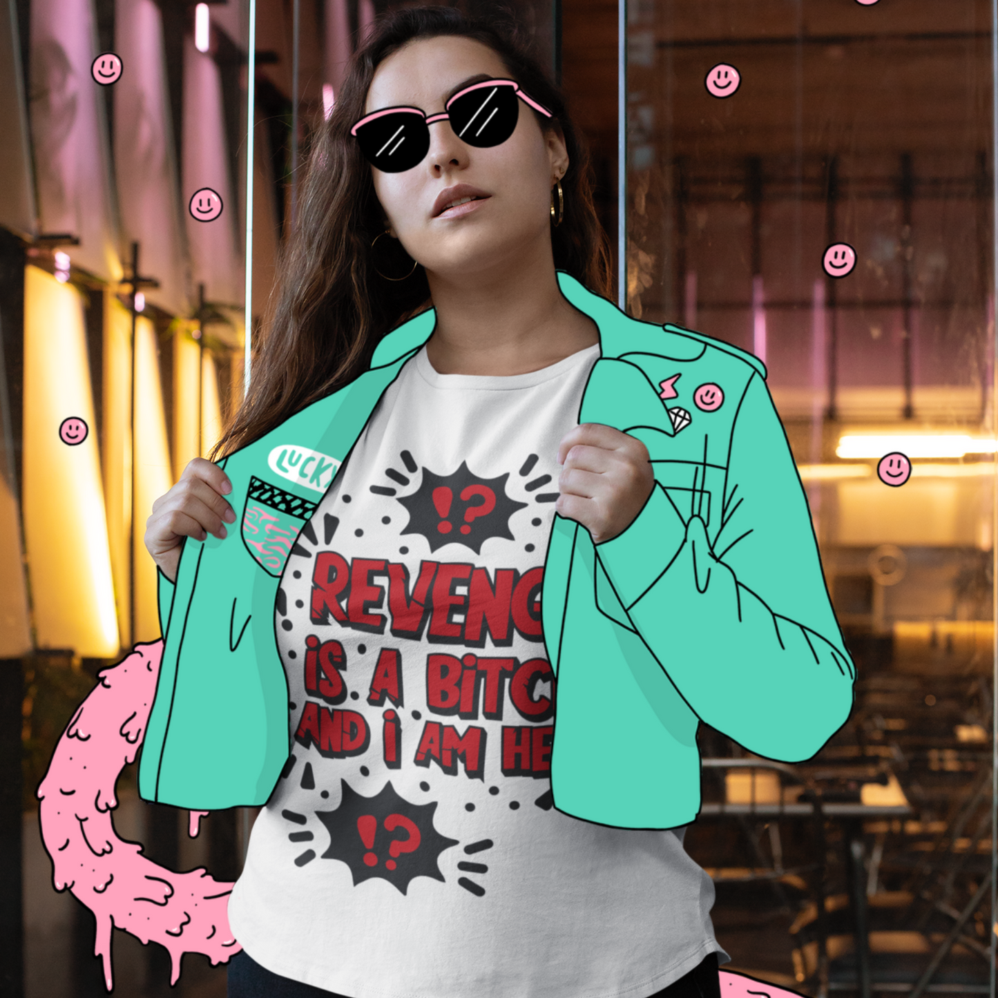 Revenge is a bitch - T-shirt -Everlake Prep Merchandise