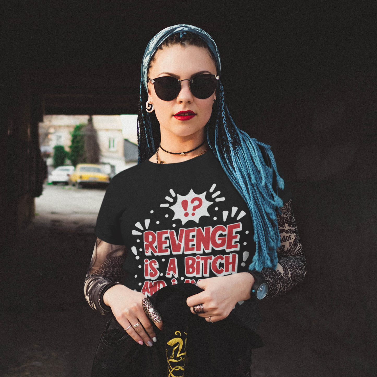 Revenge is a bitch - T-shirt -Everlake Prep Merchandise