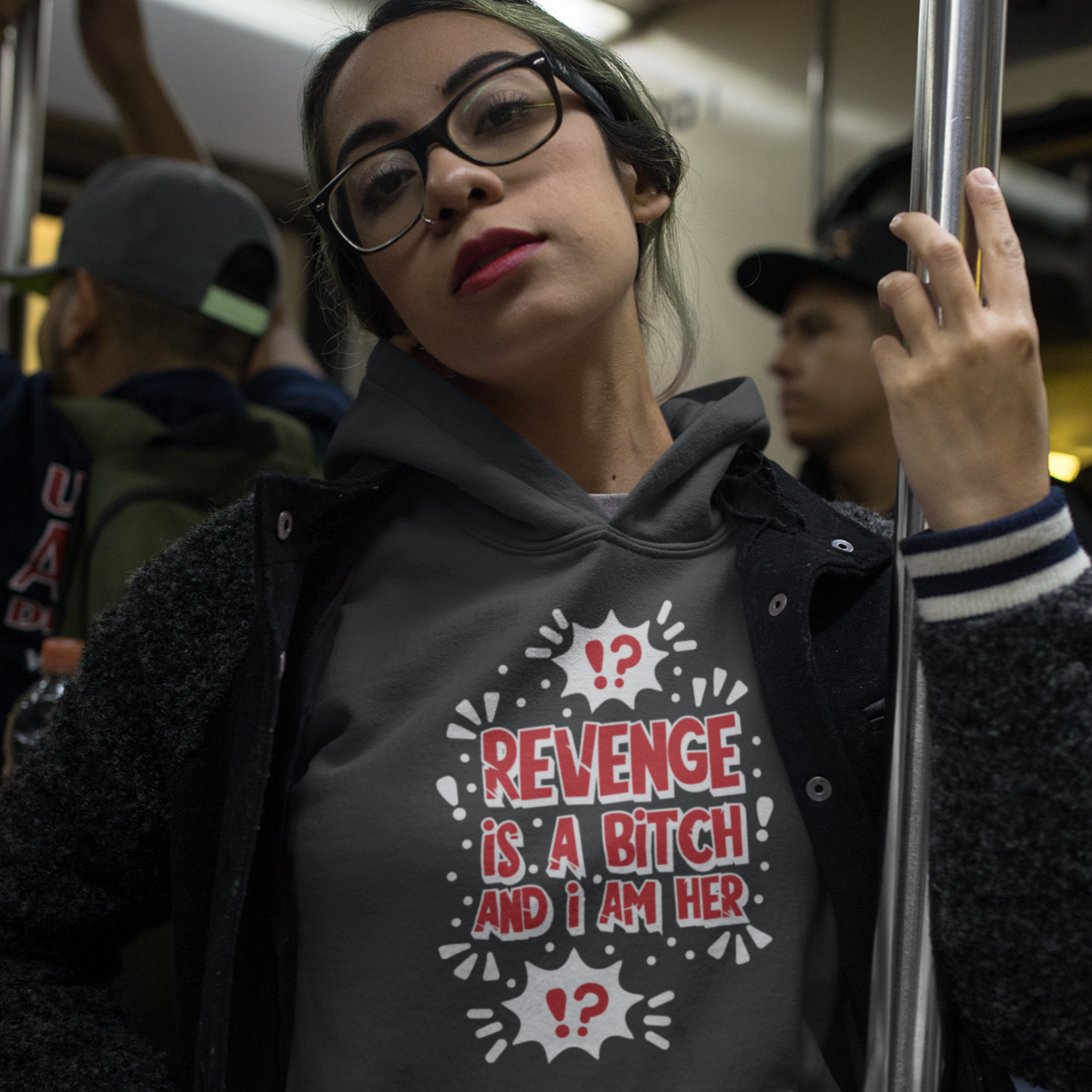 Revenge is a bitch - Hoodie -Everlake Prep Merchandise