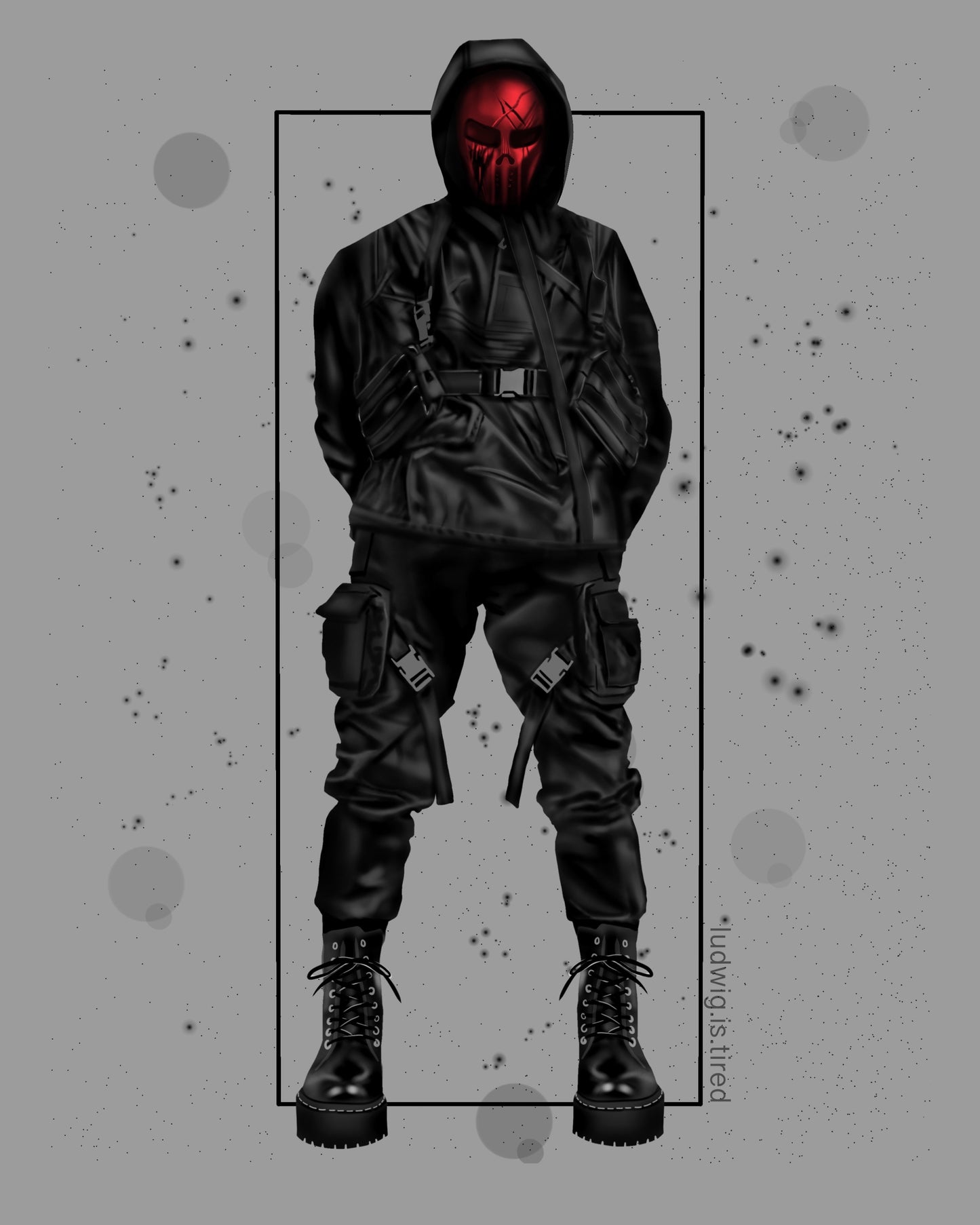 Devil Nights Characters Art - Kai, Will, Michael, Damon, - Devils Night Series - Penelope Douglas - Print