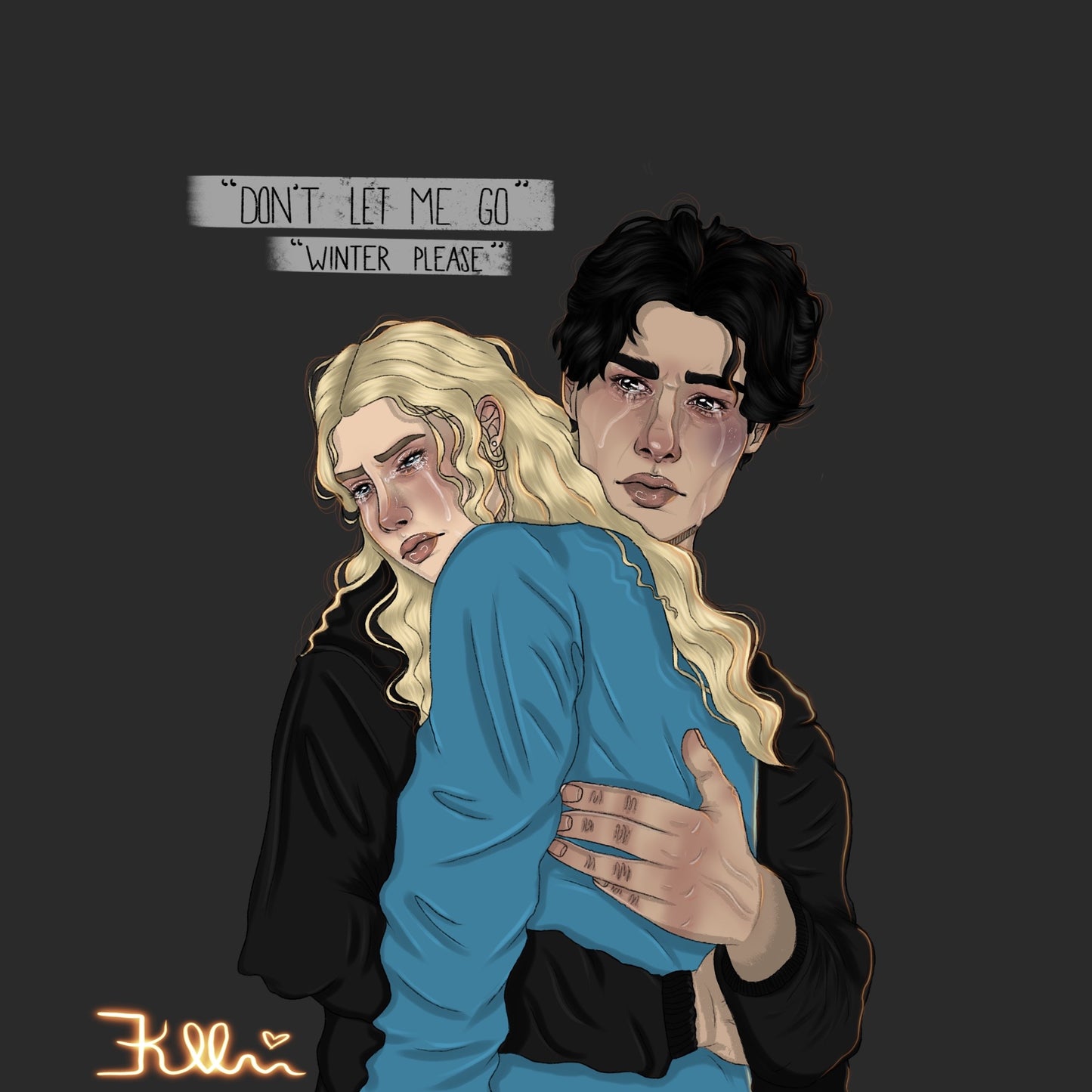 Hold Me While I am Sobbing - Killswitch- Devils Night Series - Penelope Douglas - Print