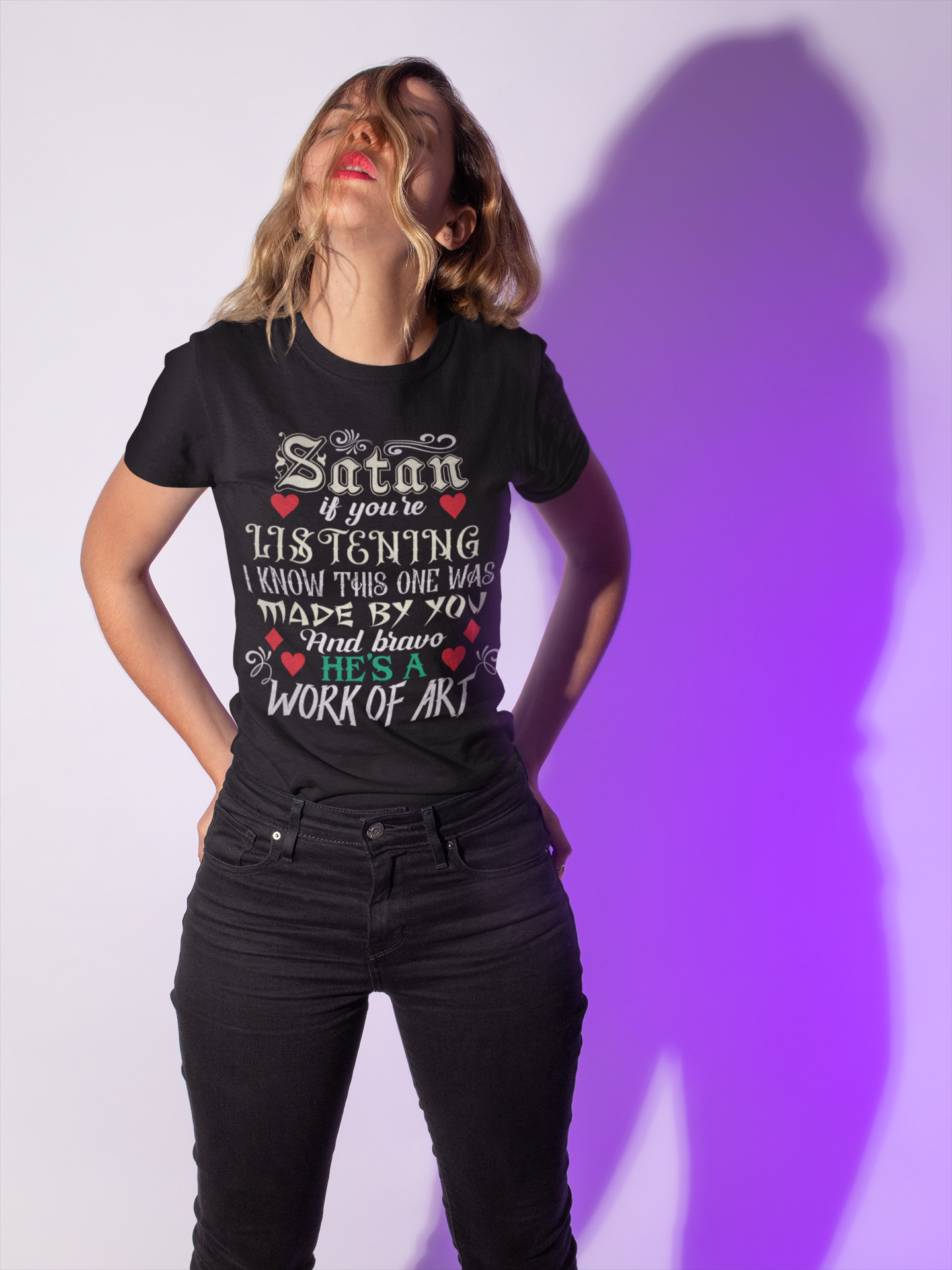 Satan if you're listening- Society of Psychos - Caroline Peckham and Susanne Valenti - Official Merchandis