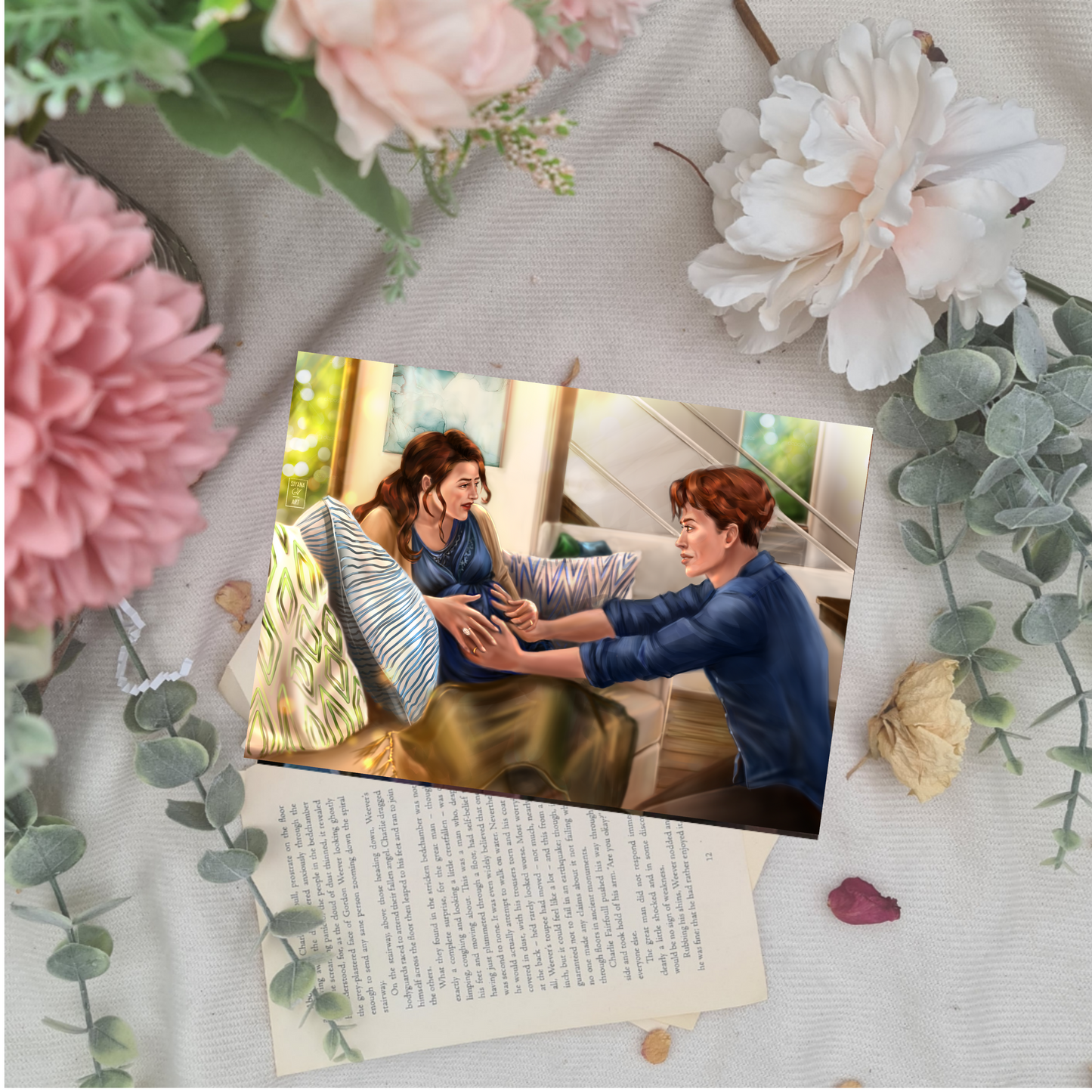 Take this moment - Pregnant Bella and Edward - Twilight - Stephenie Meyer - Print