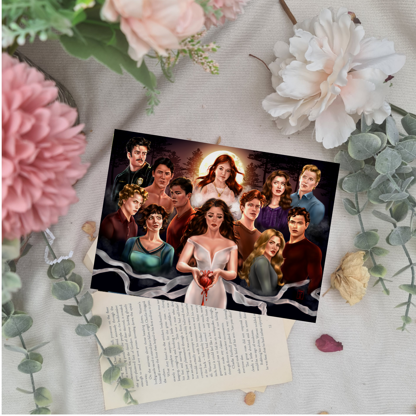 Why we are here - The full family - Twilight - Stephenie Meyer - Print
