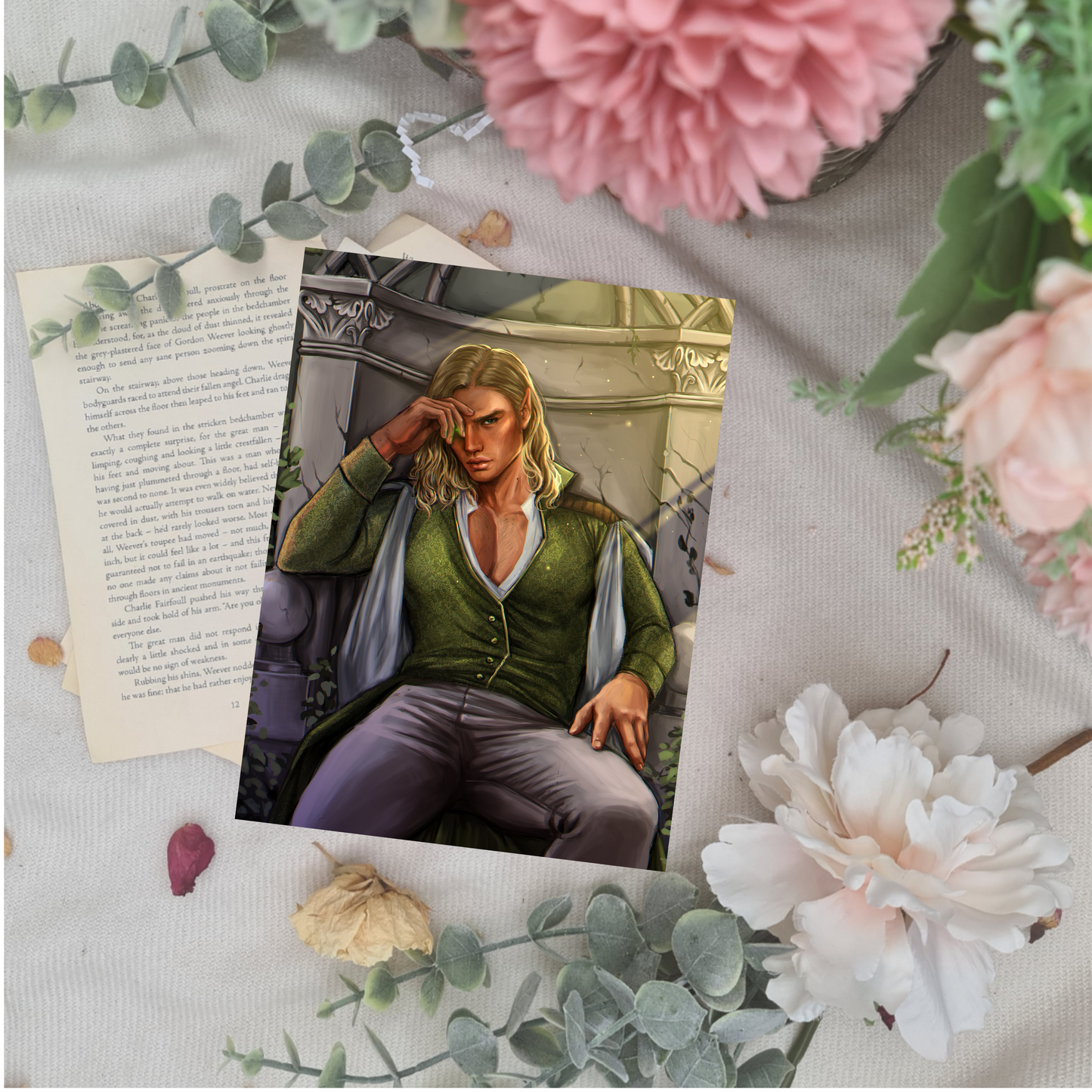 A Broken Court - A Court of Thorns and Roses - Tamlin - Officially Licenced - Sarah J. Maas - Print